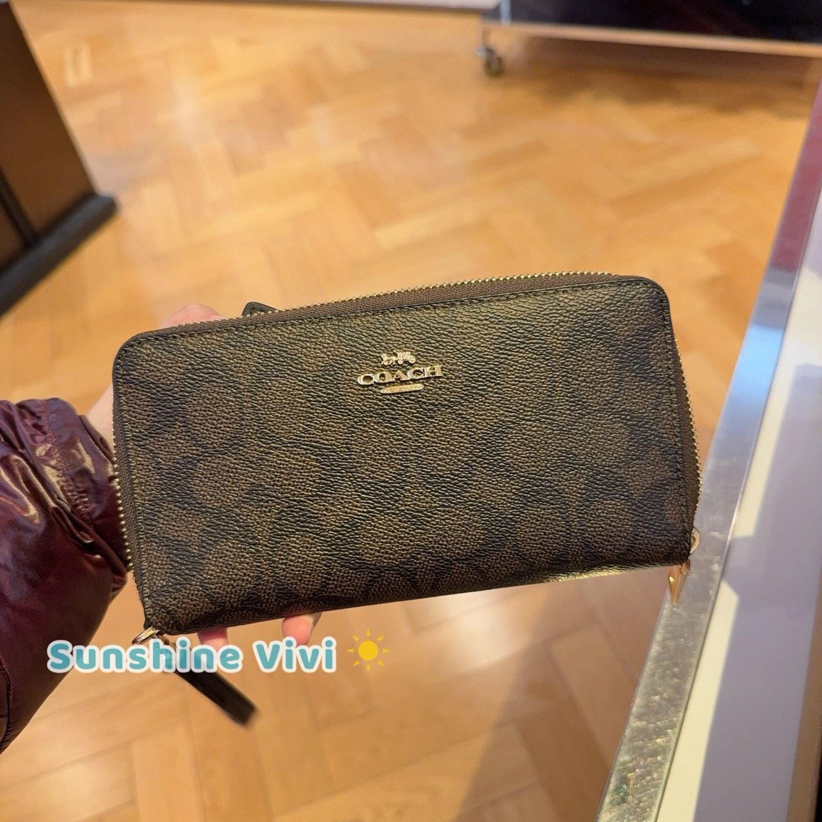 Coach NWT Coach CBZ99 Long Zip Around Wallet Detachable Card Case Size ONE SIZE - 2 Thumbnail