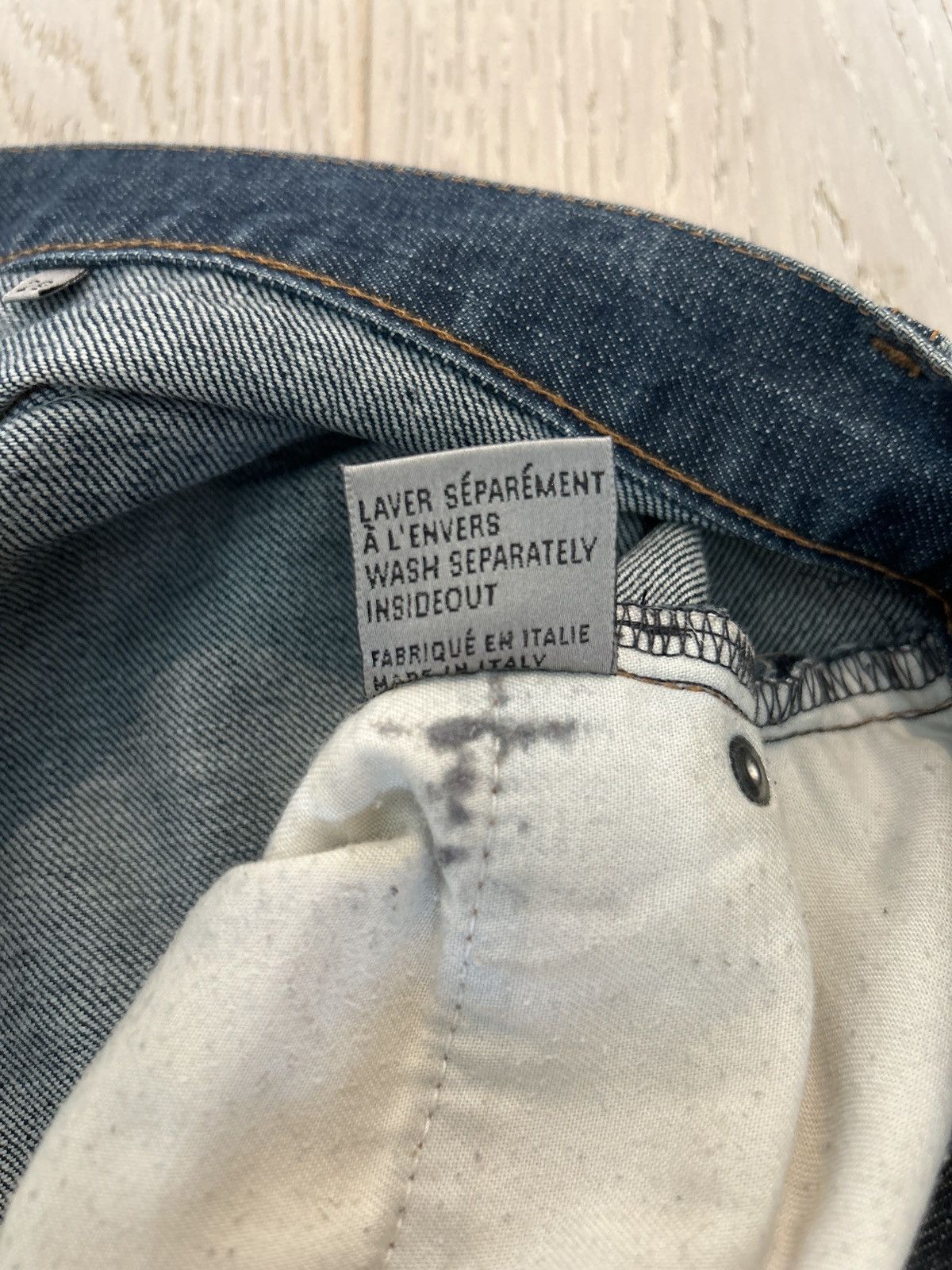 Dior DIOR HOMME FW07 'Navigate' Raw Denim Jeans Size US 29 - 6 Thumbnail