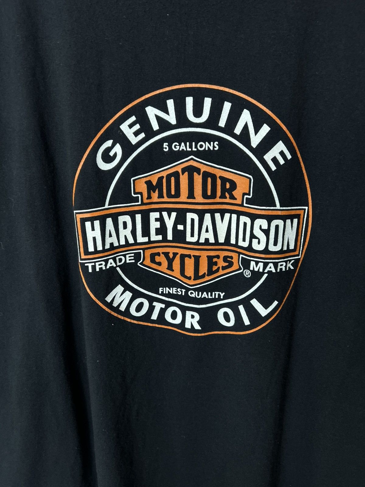 Harley Davidson Vintage racing Harley Davidson Museum Motor Oil Moto T-shirt Size US XXL / EU 58 / 5 - 2 Thumbnail