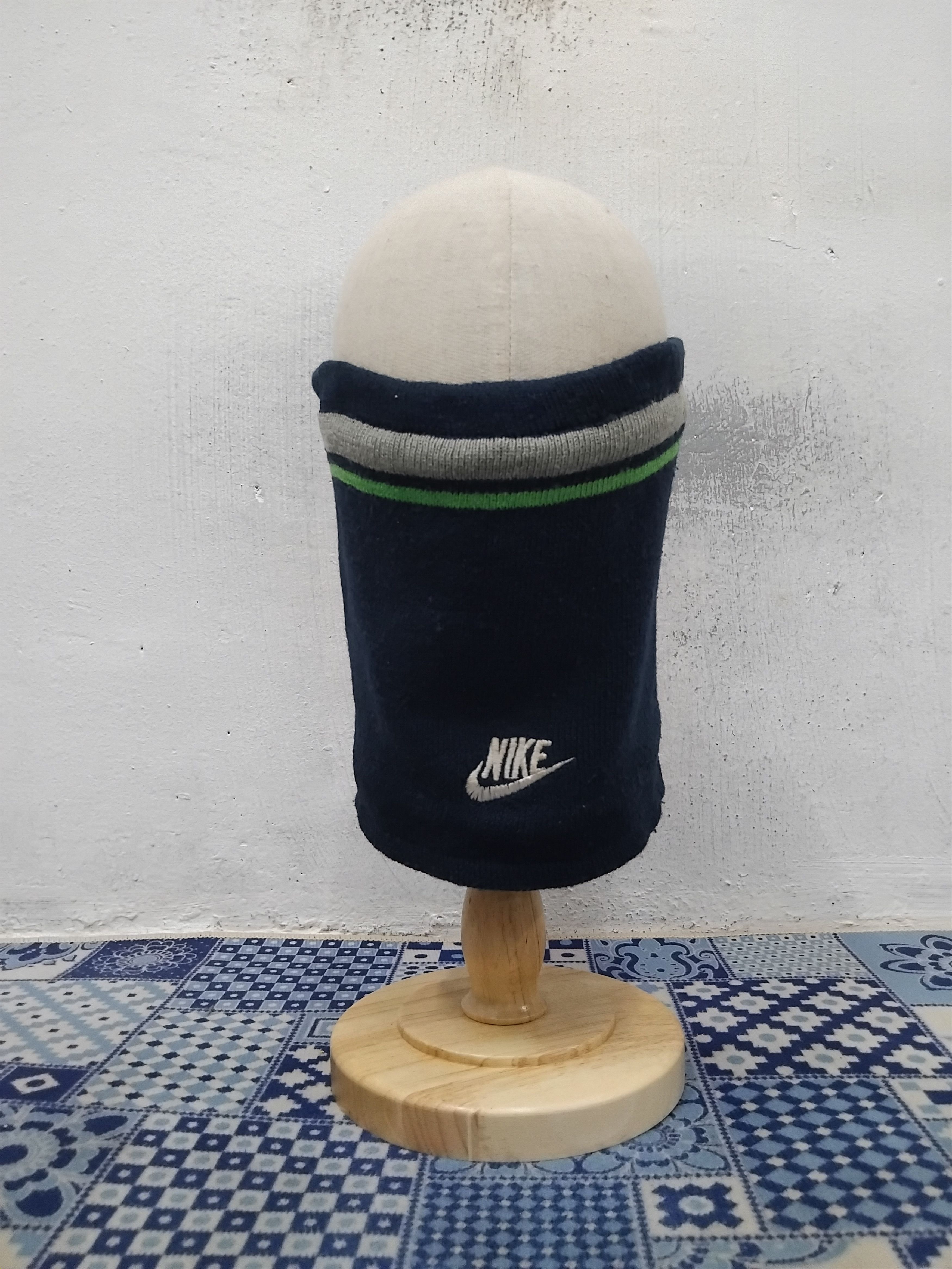 Japanese Brand Nike blue colour neck warmer Size ONE SIZE - 1 Thumbnail