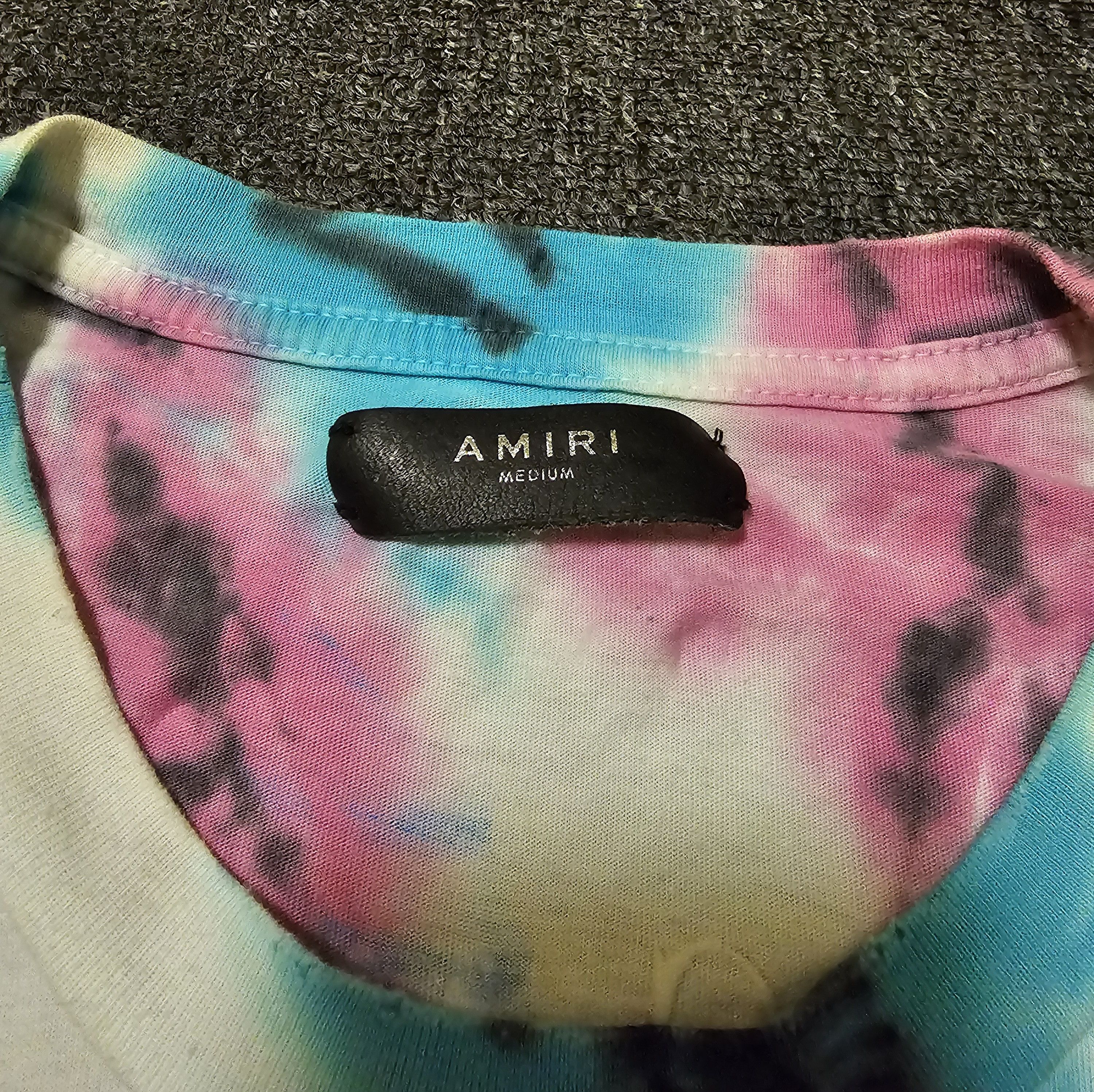 Amiri Amiri Men's Oversize Tie-Dye Skull T-Shirt Size M Size US M / EU 48-50 / 2 - 3 Thumbnail