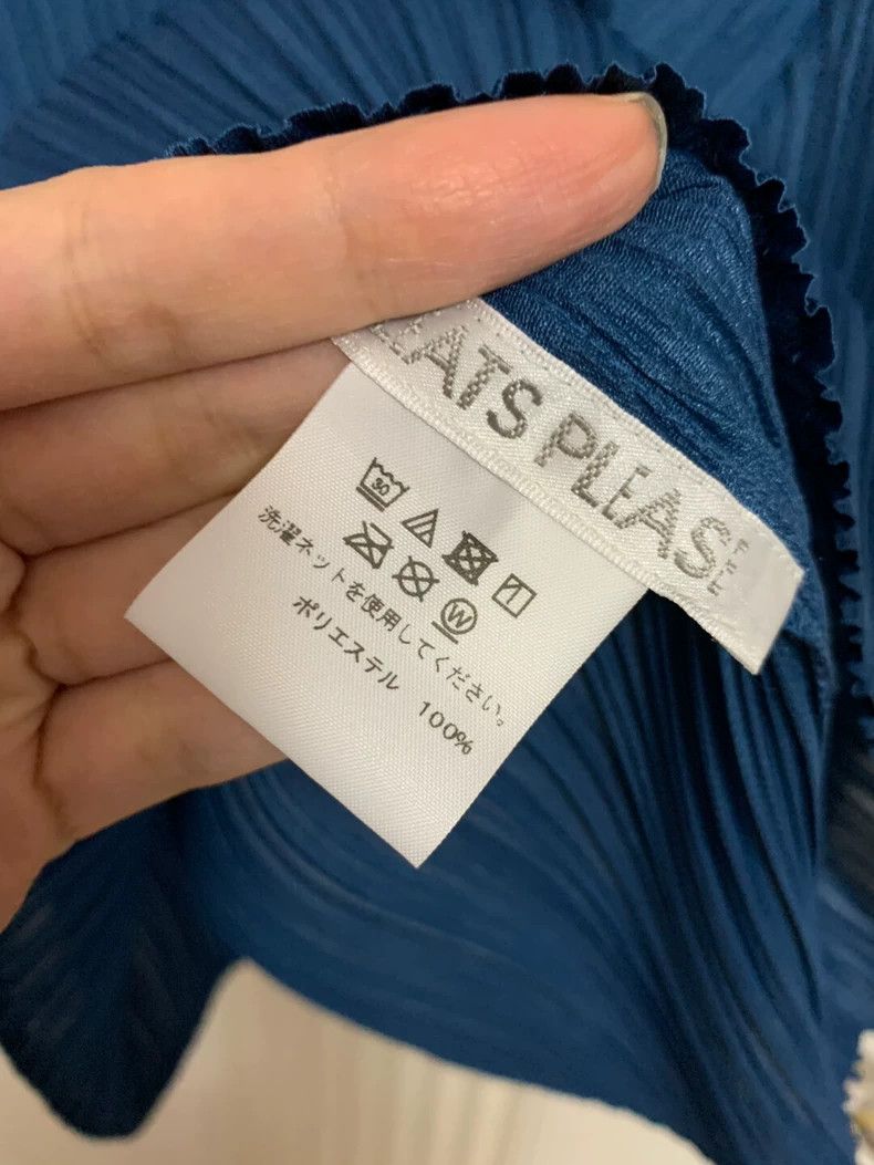 Issey Miyake issey miyake size：3 Blue long-sleeved top 2506-Nextarrow Size XXS / US 00 / IT 34 - 2 Thumbnail