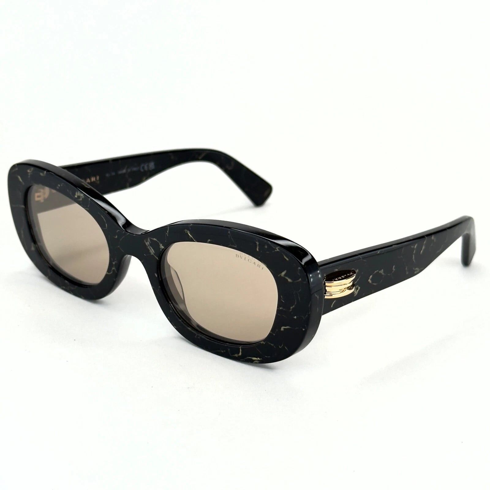 Bvlgari BVLGARI 40039 B.zero1 BV40039I Abstract Oval Sunglasses 05L Size ONE SIZE - 3 Thumbnail