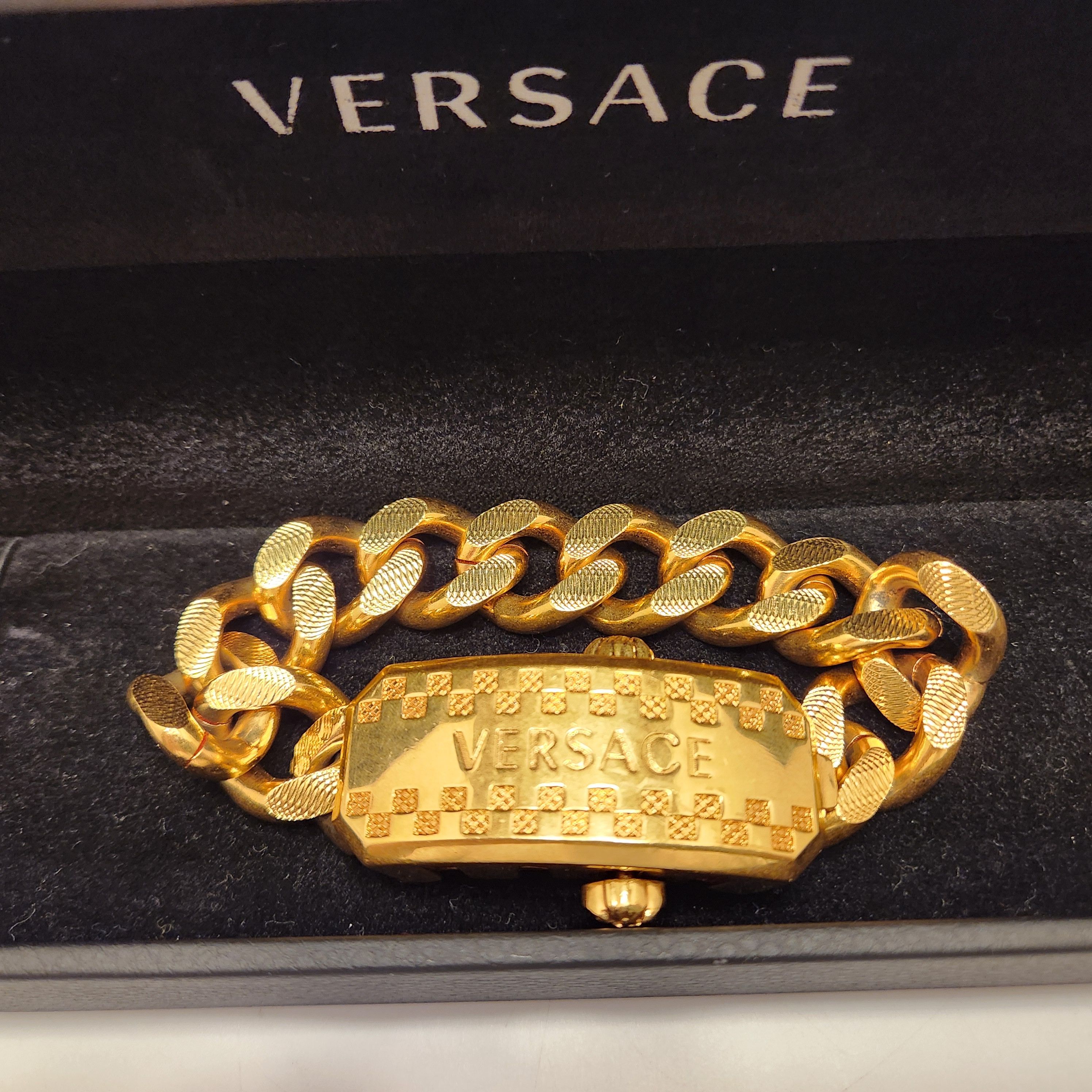 Versace Versace Gold Plated Medusa Chain Gold Medusa Bracelet Size ONE SIZE - 5 Thumbnail