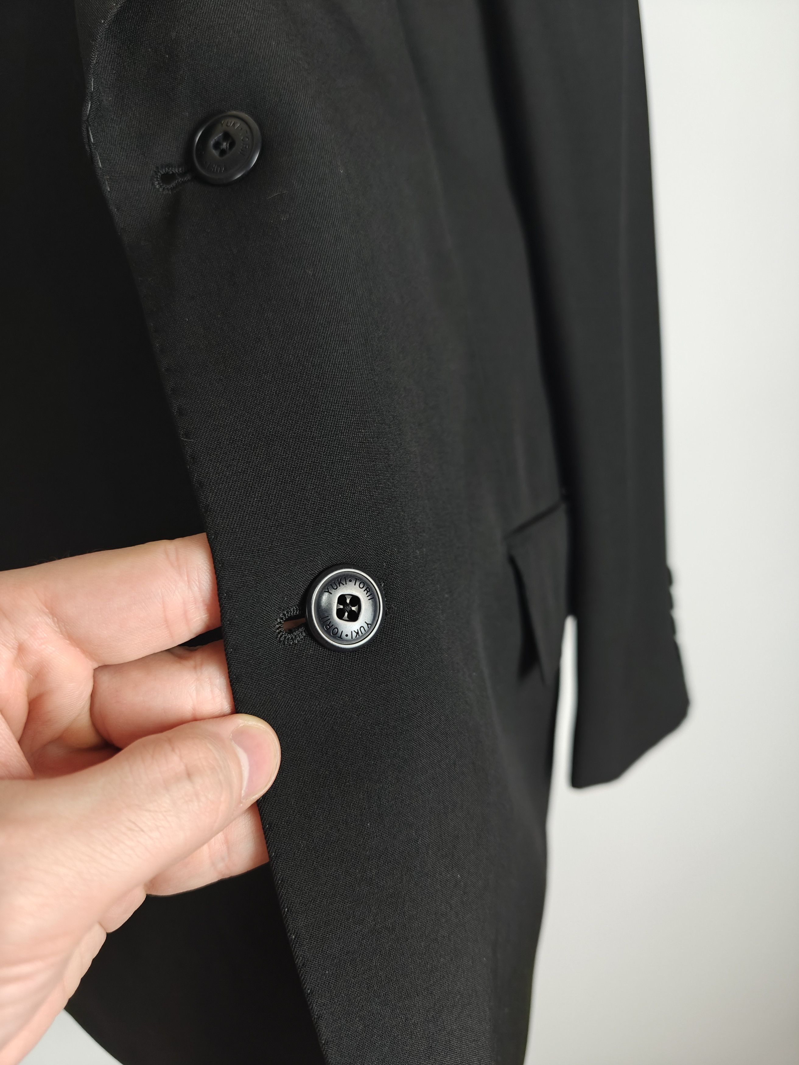 Other Yuki Torii Wool Blazer Jacket Black size 46 Size 46R - 7 Thumbnail