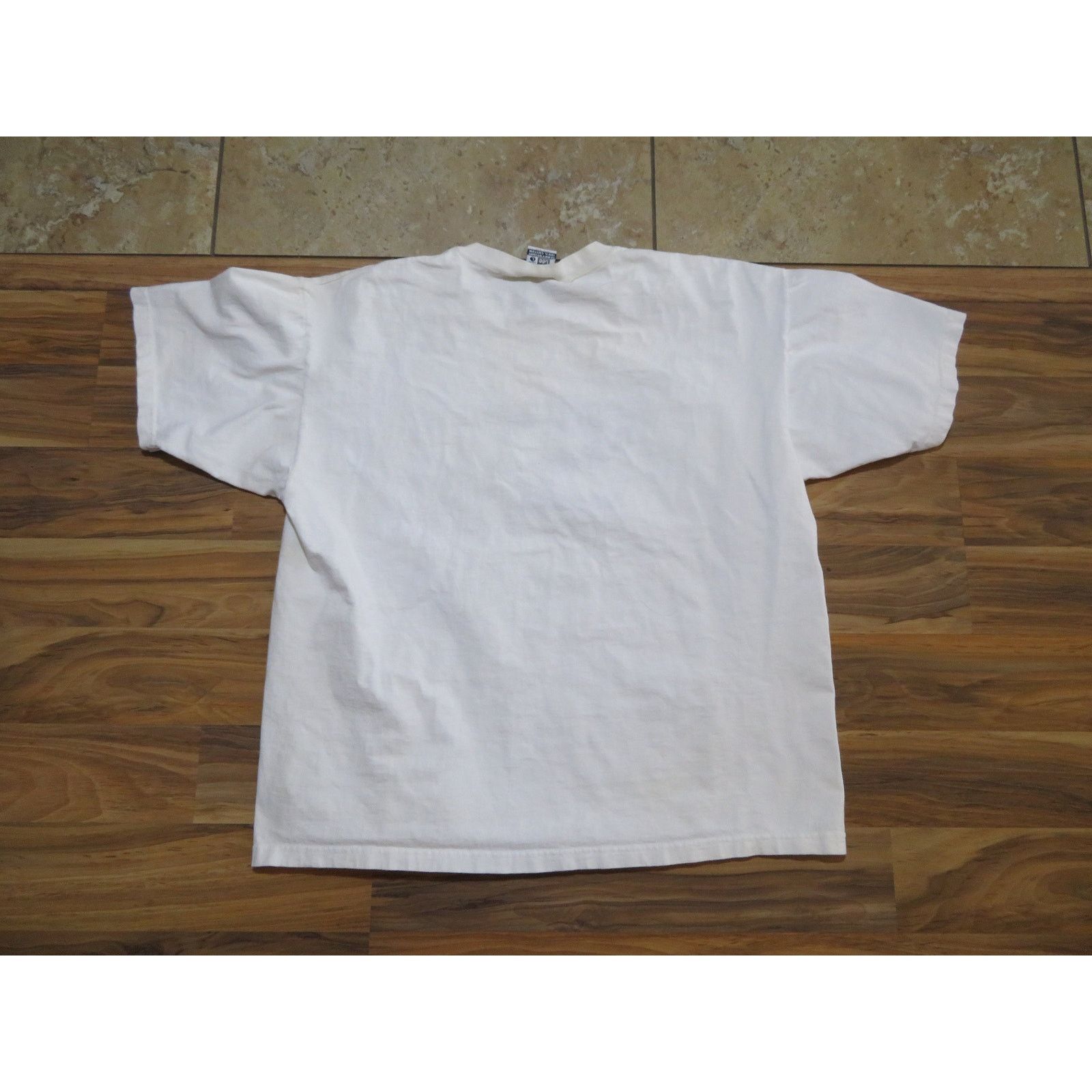 Lee 90s Boy Scouts BSA United States Kangaroo White T-shirt Sz L Size US L / EU 52-54 / 3 - 3 Thumbnail