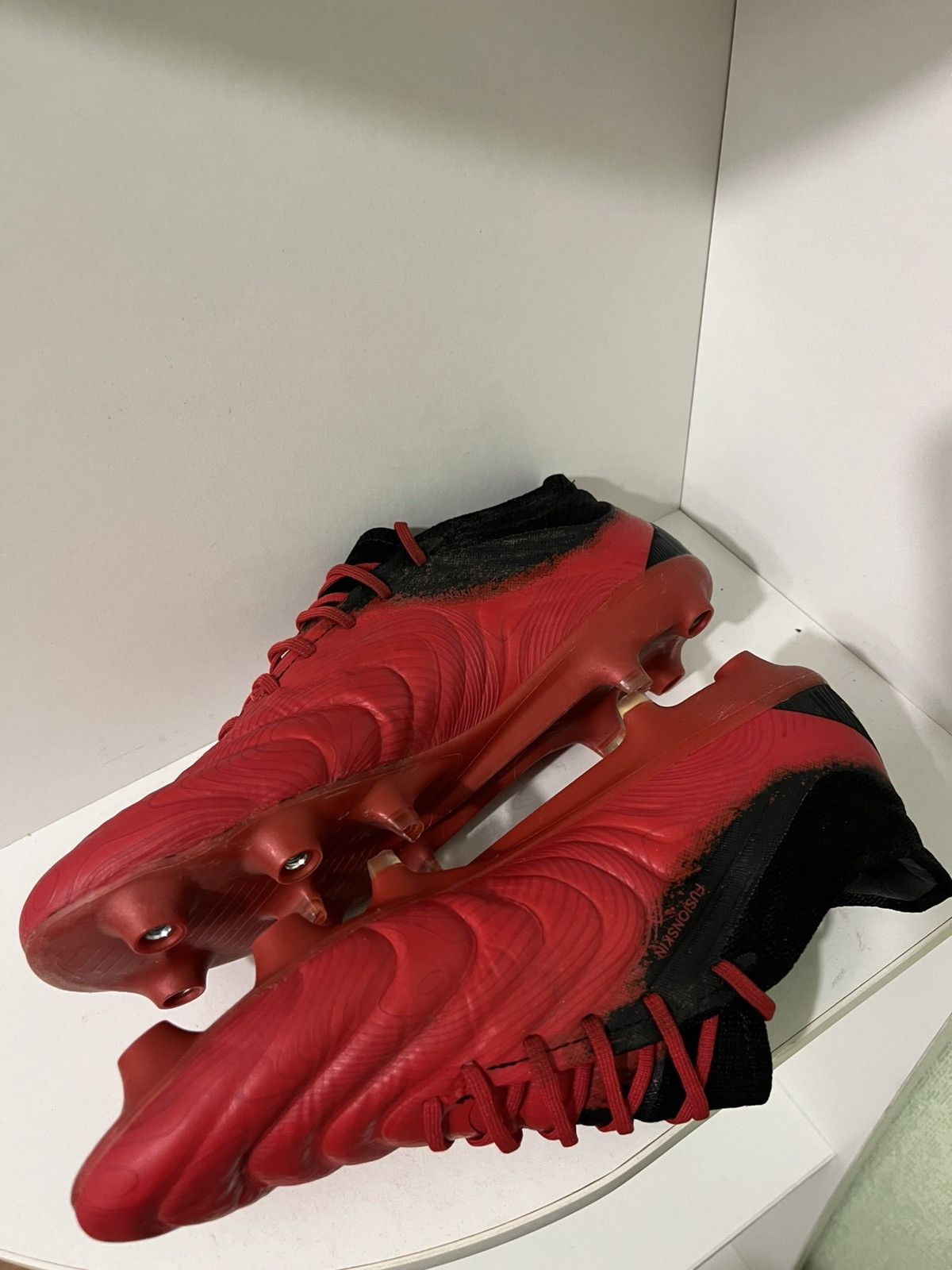 Adidas Adidas COPA 19.1 SG Soft Ground Football Boots Black/Red Size US 7 / EU 40 - 6 Thumbnail