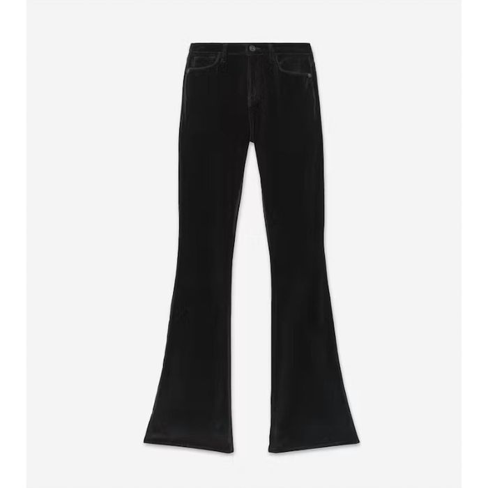 Frame FRAME Le High Flare Velveteen In Black Grailed