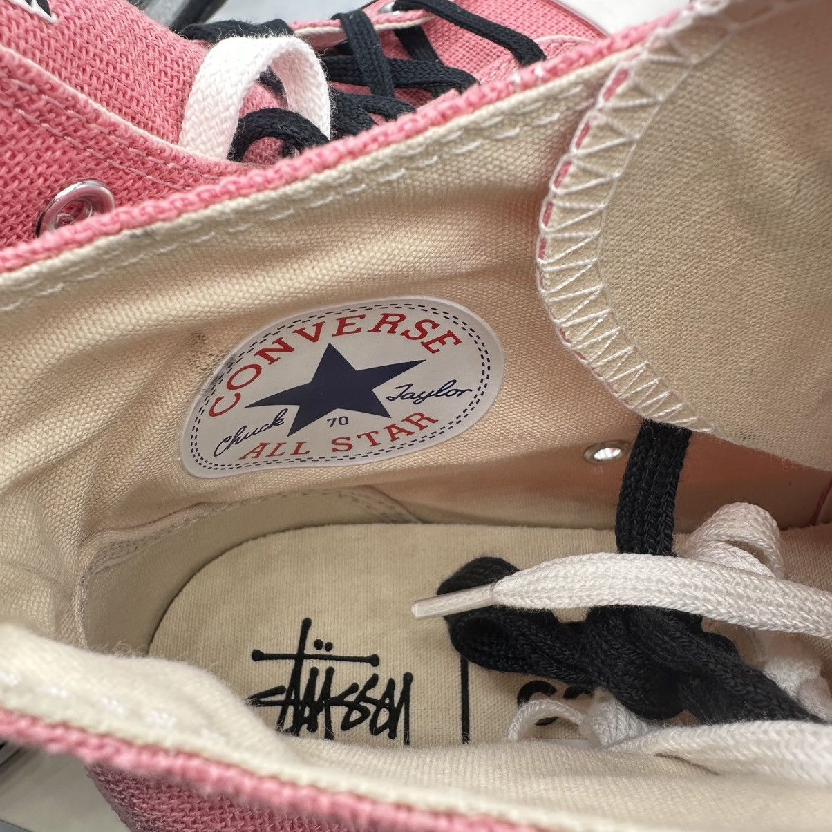 Converse × Stussy Converse Stussy x Chuck Taylor Surfman Pink Size 10 Men/12 W Size US 10 / EU 43 - 9 Thumbnail