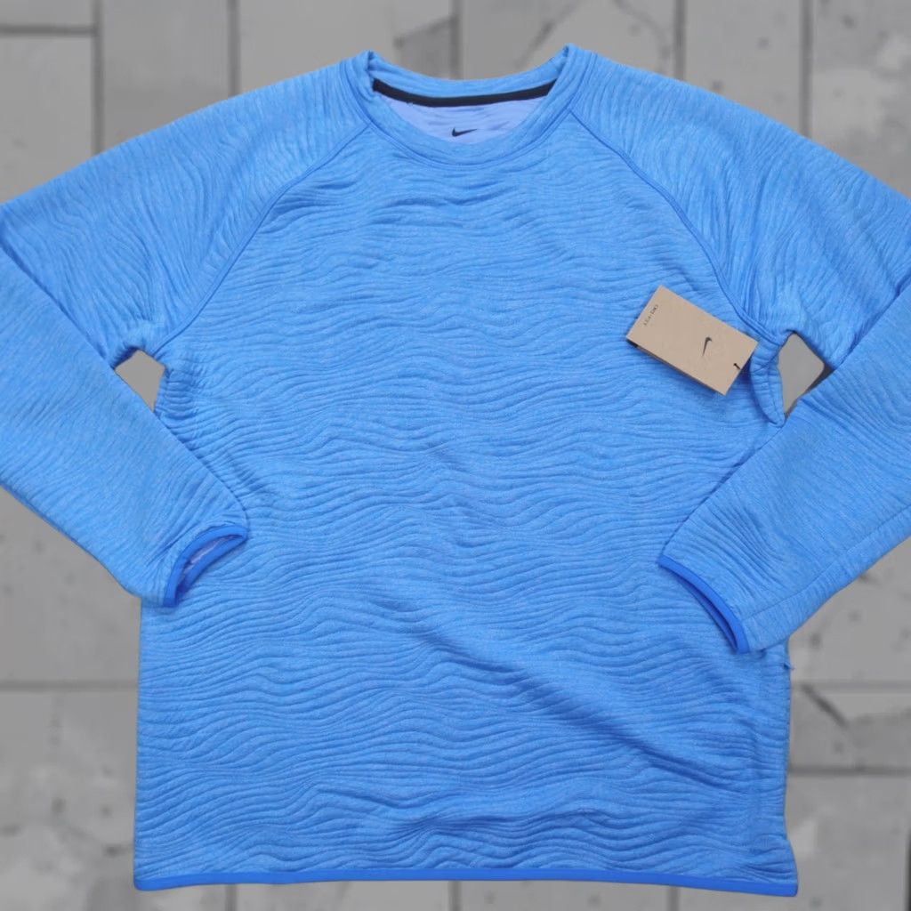 Nike Nike Tour Dri-FIT Golf Crew Sweatshirt FD5835-435 Sky Blue Men's Size L Size US L / EU 52-54 / 3 - 1 Thumbnail