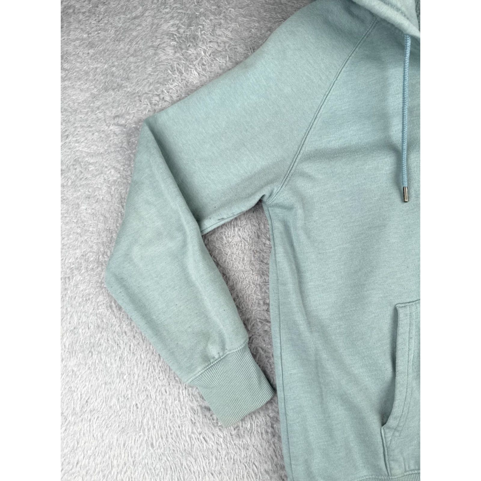 The North Face The North Face Hoodie Womens S Teal Blue Full Zip Cotton Blend Pockets Logo Regular Size Size S / US 4 / IT 40 - 3 Thumbnail