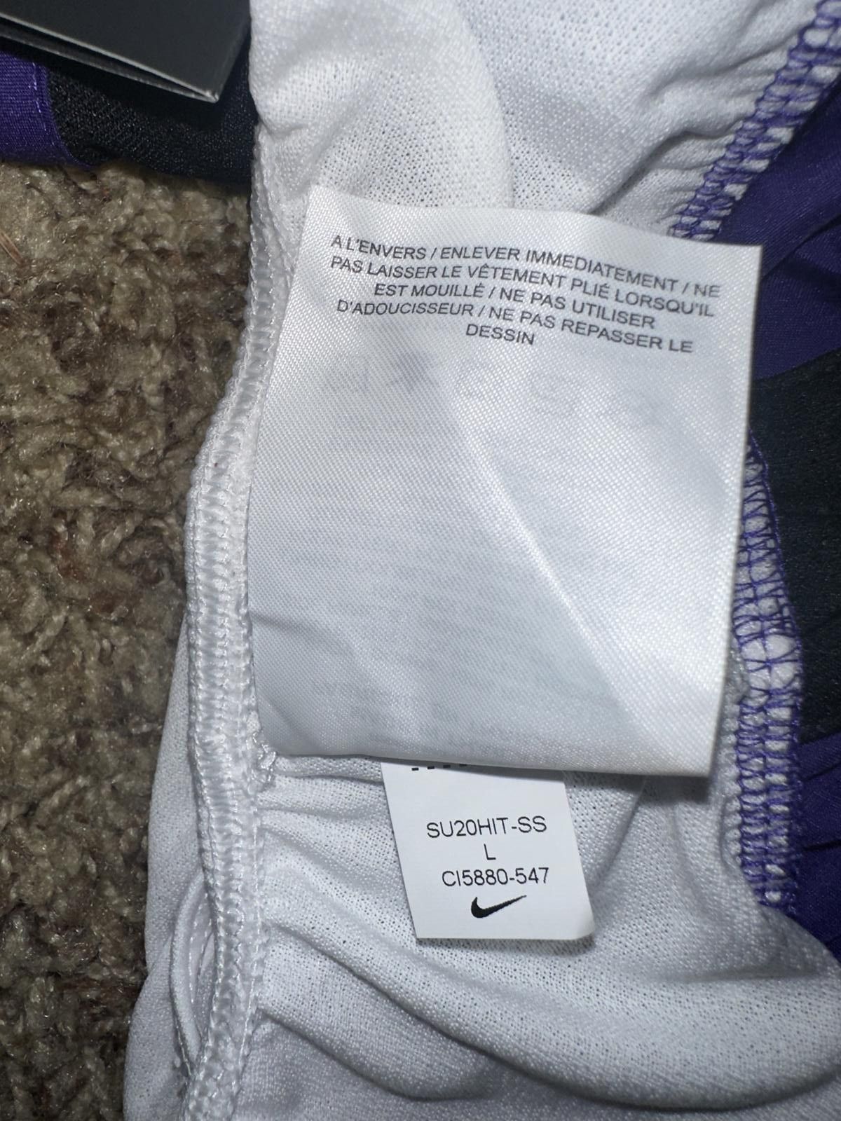 Nike Nike Women's Dri-Fit LSU Football Tempo Athletic Short Sample Size 36" / US 14 / IT 50 - 9 Thumbnail