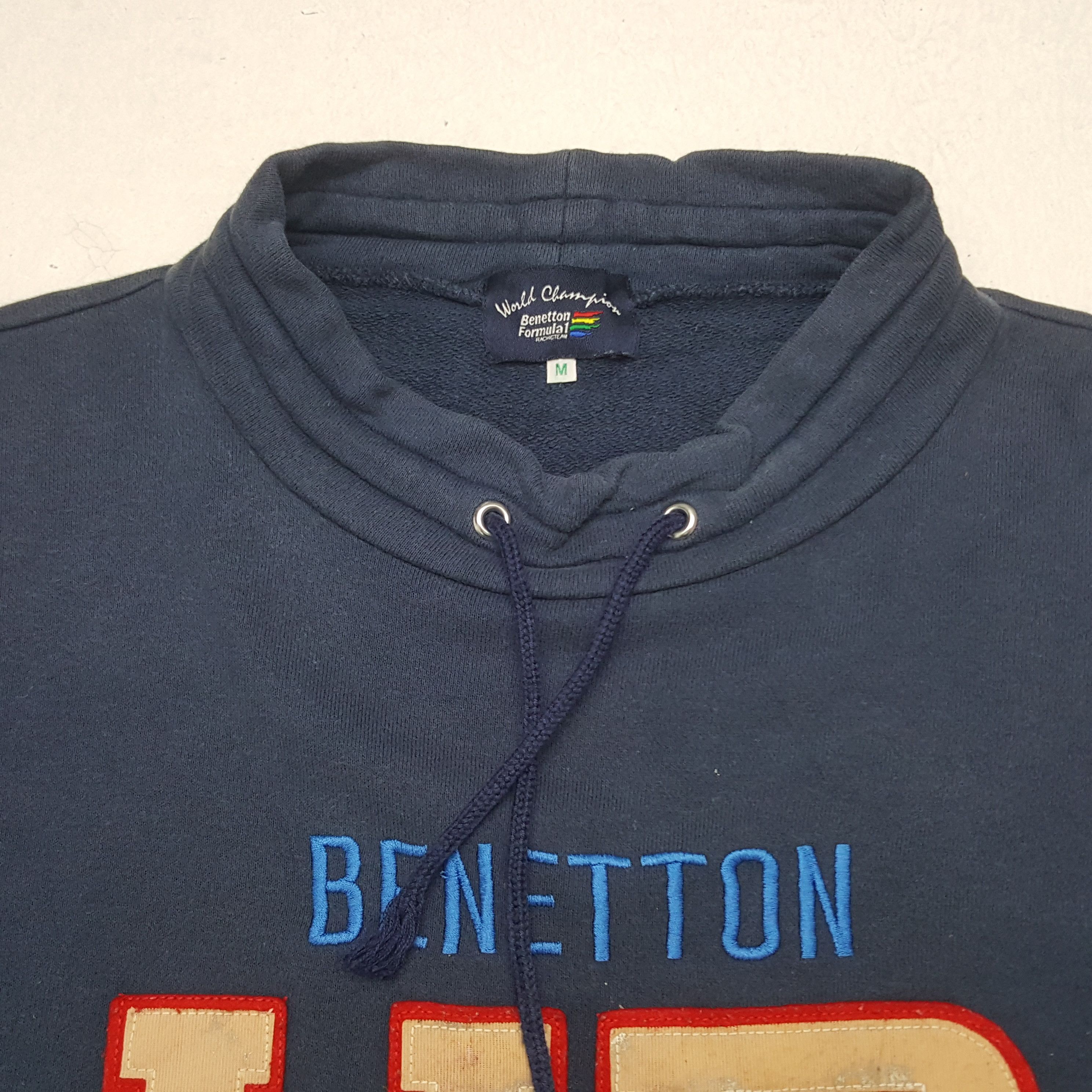Benetton × Vintage Vintage Benetton HR Racing Team Formula One Sweatshirt Size US M / EU 48-50 / 2 - 4 Thumbnail
