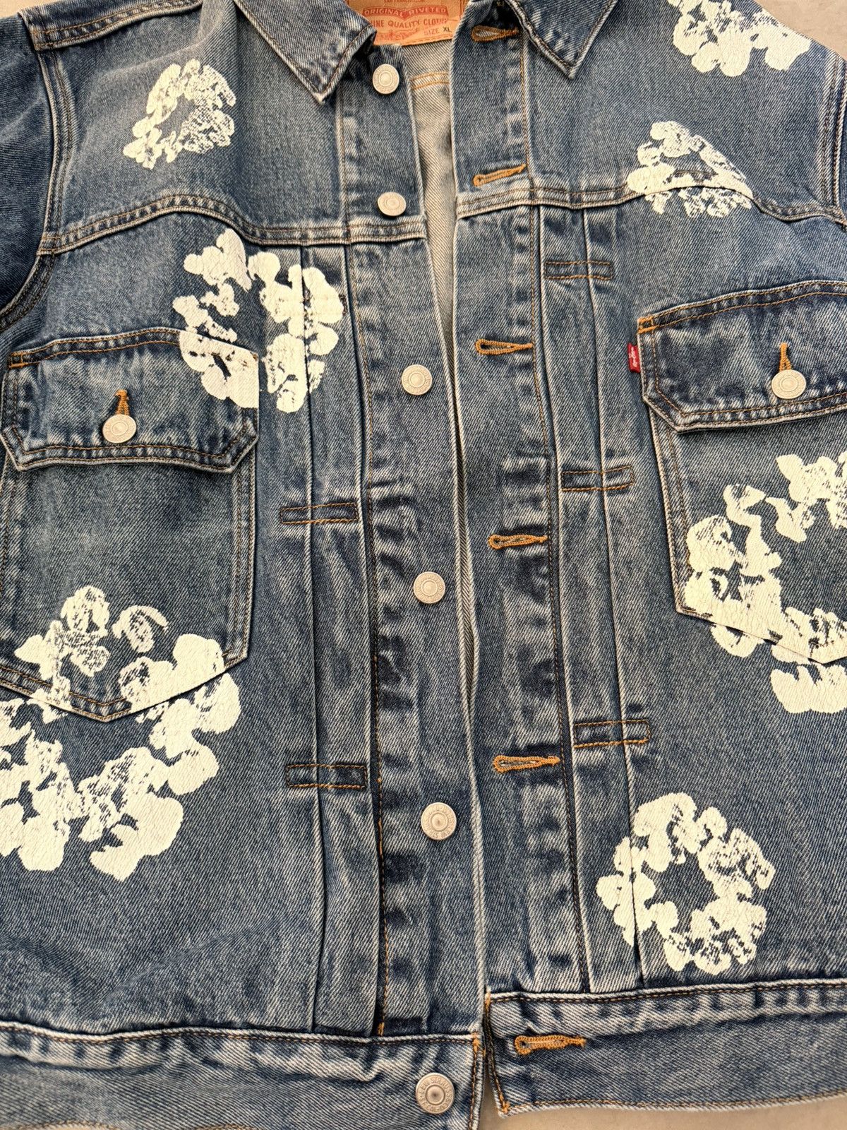 DENIM TEARS Denim Tears denim jacket dark wash Size US XL / EU 56 / 4 - 4 Thumbnail