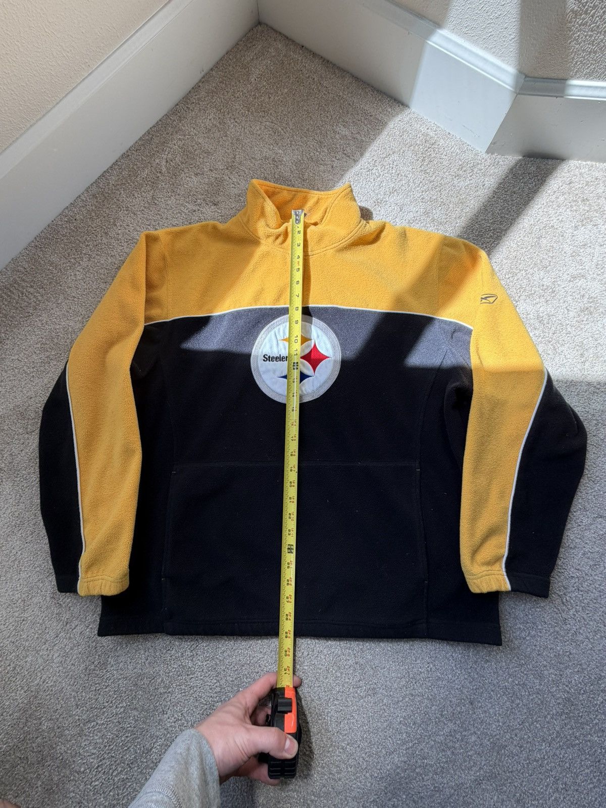Reebok Vintage Steelers Reebok NFL Fleece Pullover XL Size US XL / EU 56 / 4 - 4 Thumbnail