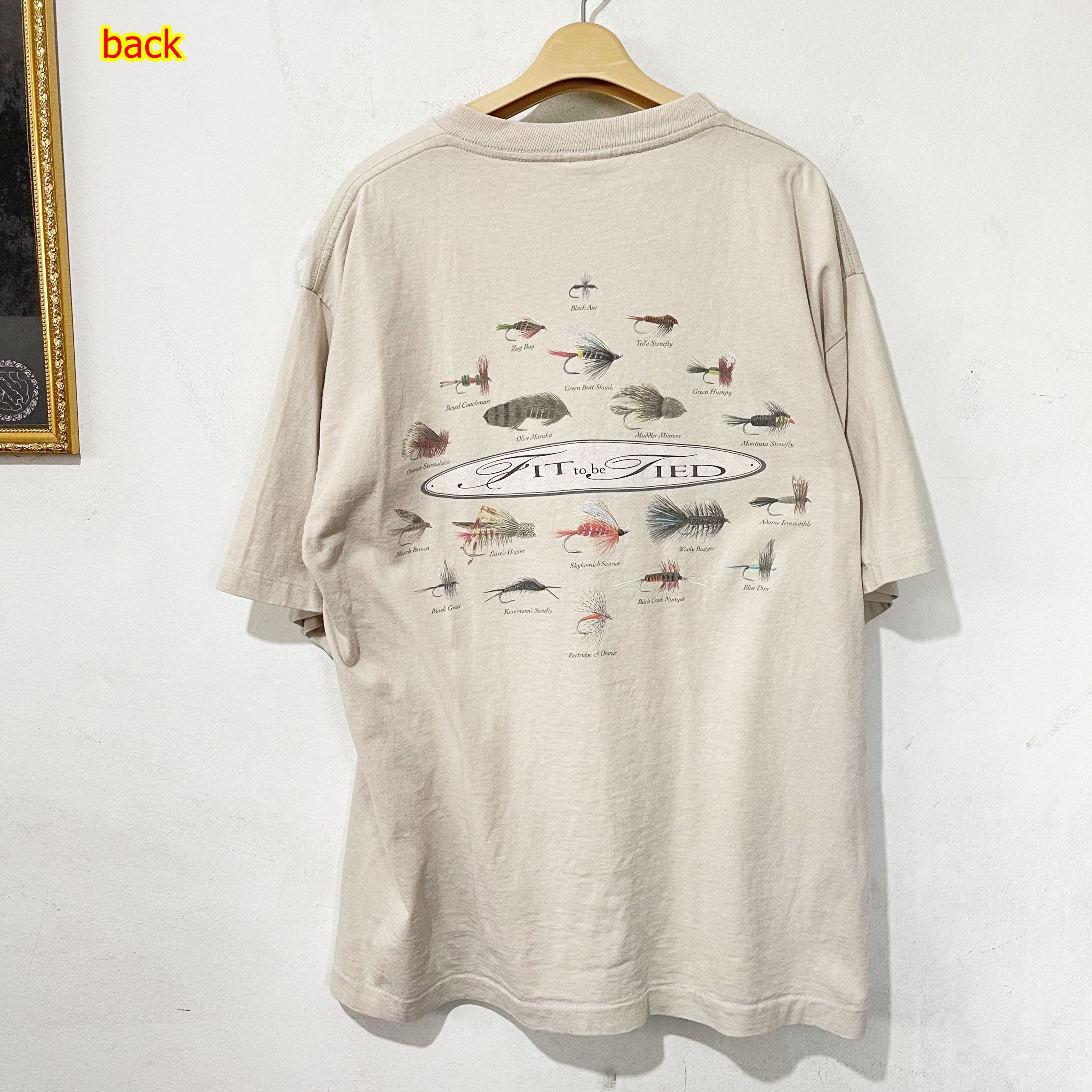 Columbia Vintage 90s Columbia Fly Fishing T-Shirt Size US L / EU 52-54 / 3 - 1 Thumbnail