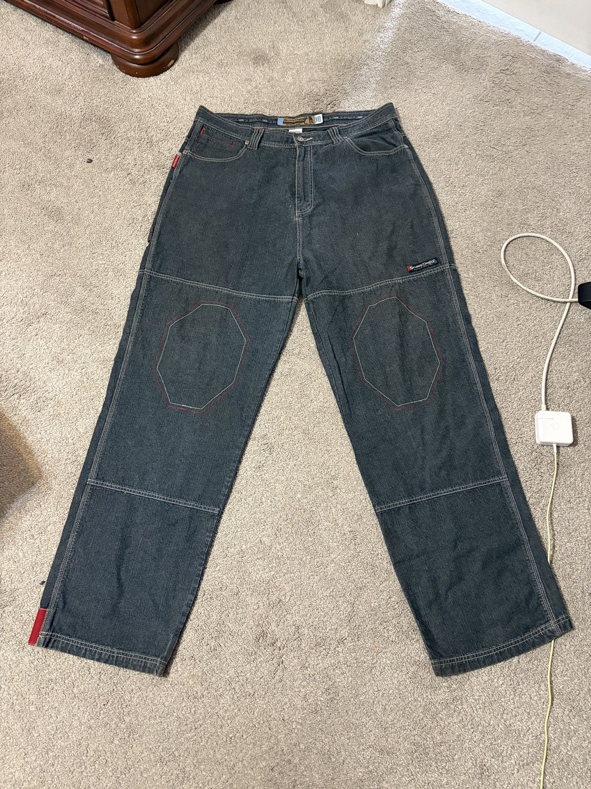 Snoop Dogg Vintage Y2K Snoop Dogg Baggy Embroidered Jeans Size 38/33 Size US 38 / EU 54 - 14 Thumbnail
