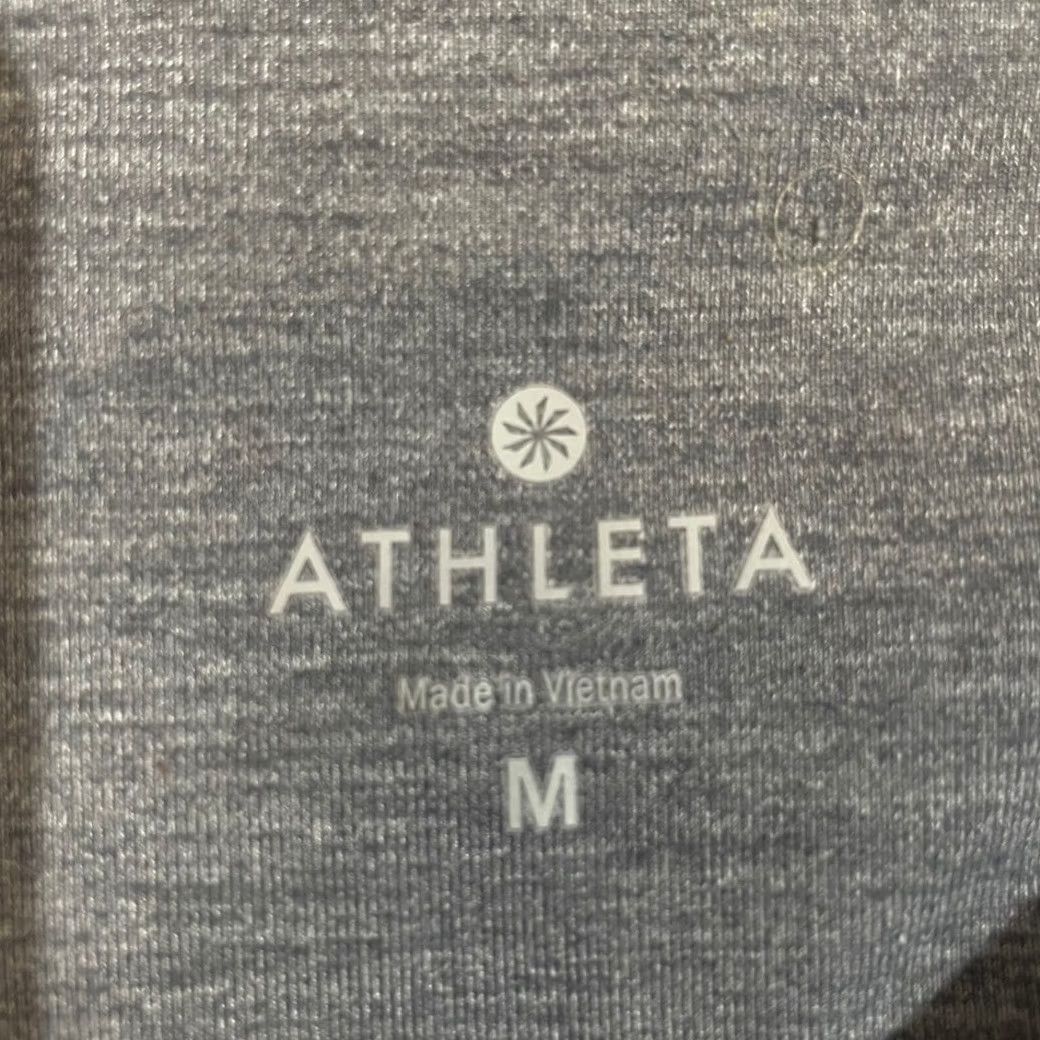 Athleta Athleta Medium High Rise Geometric Print Yoga Workout Leggings with Pockets Size 32" / US 10 / IT 46 - 4 Thumbnail