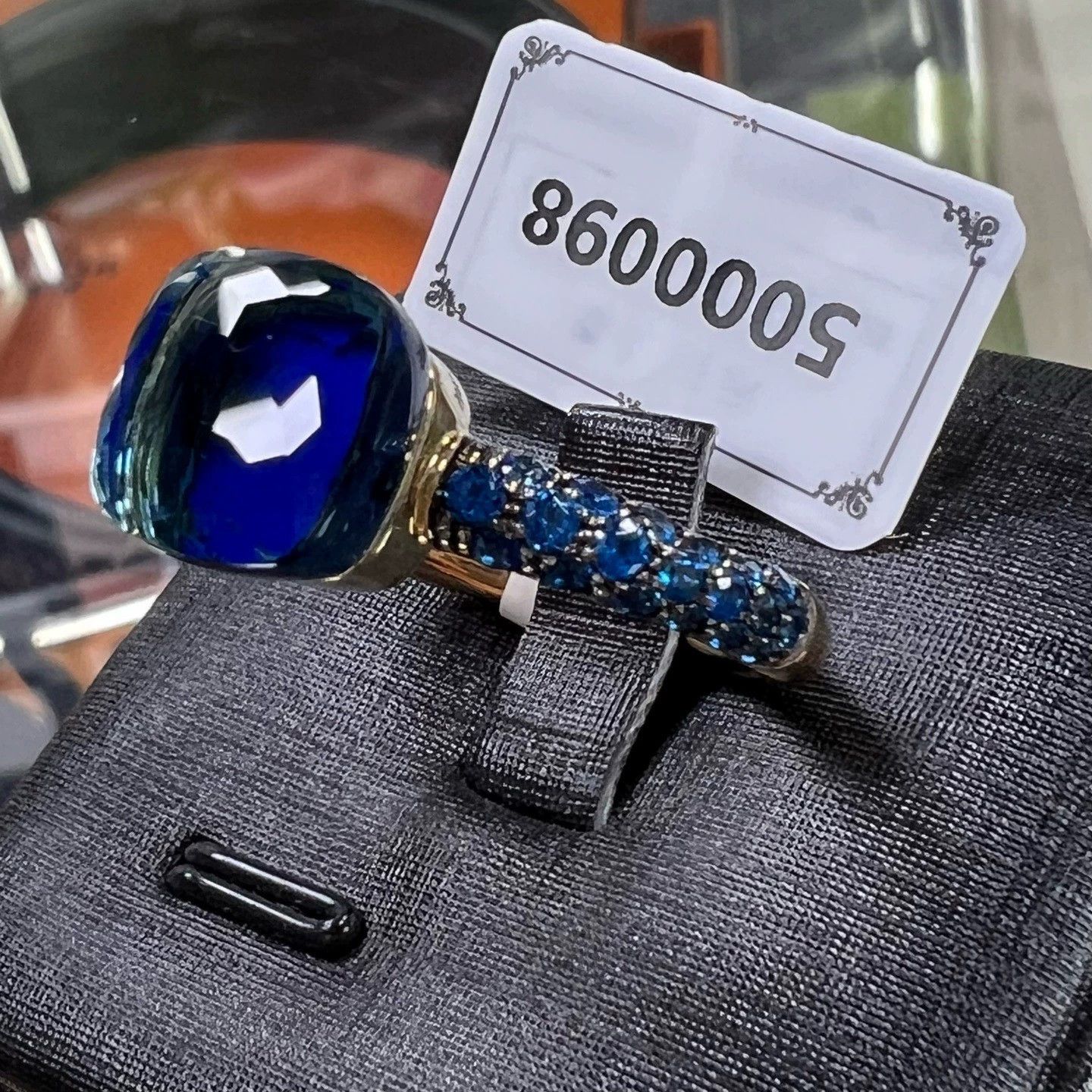 Pomellato Capri 18k Rose/White Gold Lbt 10ct Ring 99new in Blue, Women's — image 3 of 4