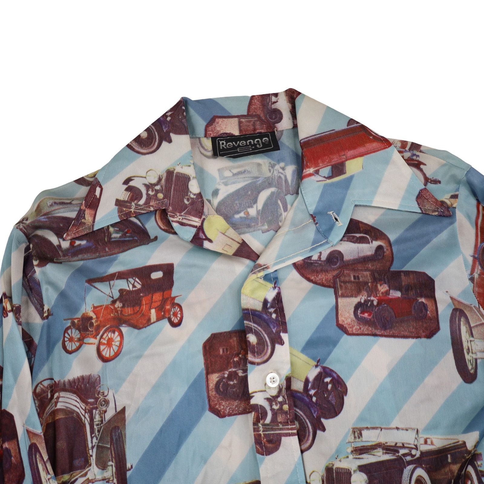 Vintage Vintage 70s Revenge Allover Photorealistic Automotive Shirt Size US M / EU 48-50 / 2 - 6 Thumbnail