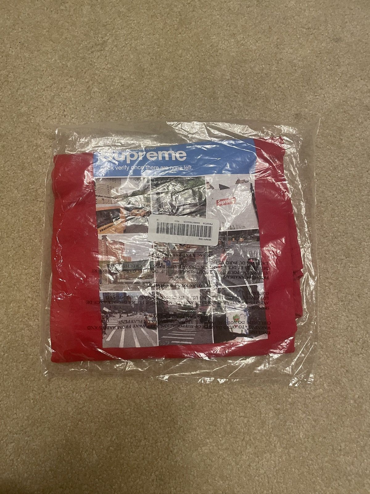 Supreme Surpeme Captcha tee red size M, new Size US M / EU 48-50 / 2 - 3 Thumbnail