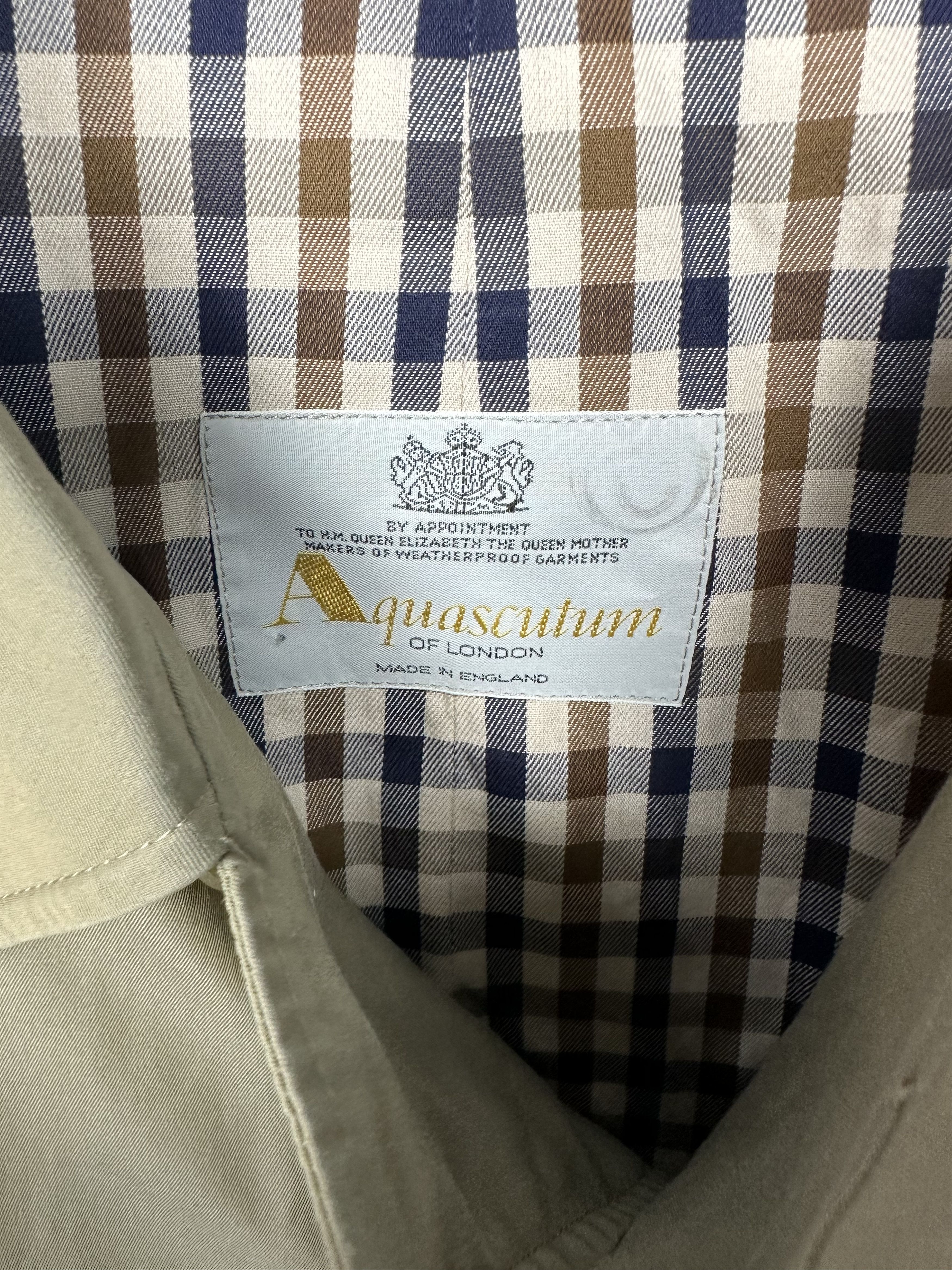 Aquascutum Aquascutum Vintage Mens Trench Coat Size US XL / EU 56 / 4 - 2 Thumbnail