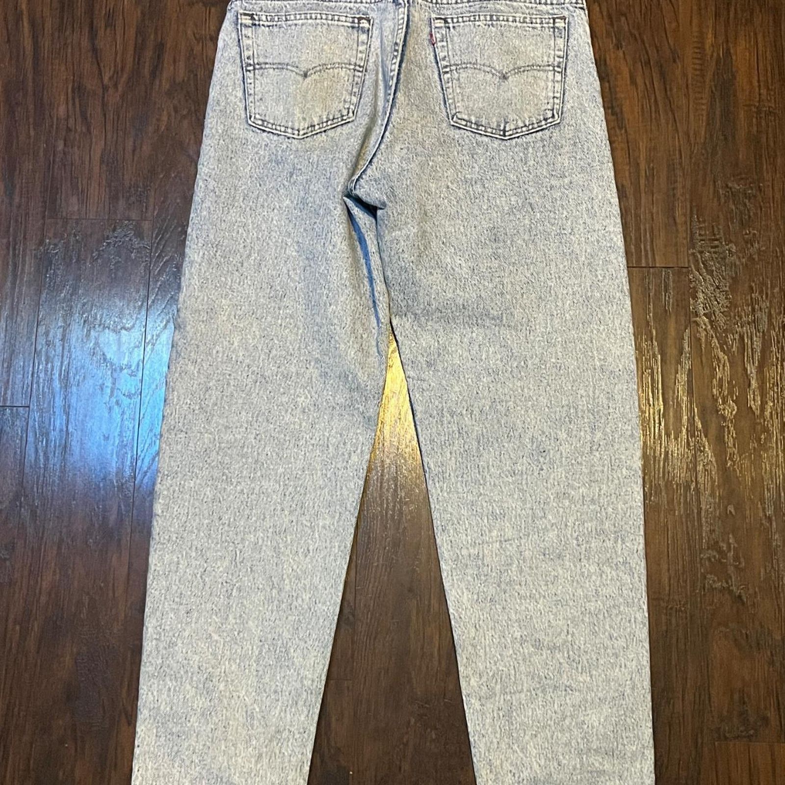 Levi's Vintage Distressed 80s Light Blue wash Levis Jeans Size US 36 / EU 52 - 7 Thumbnail
