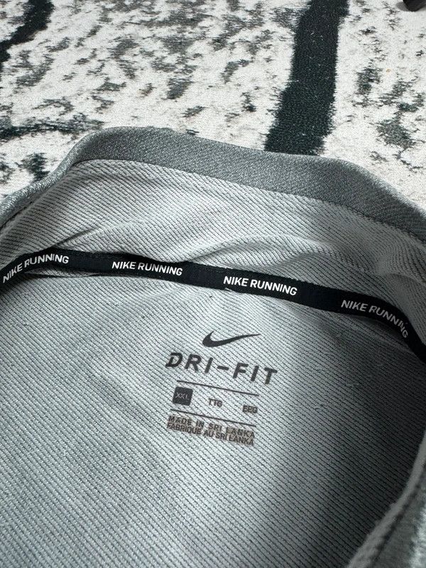 Nike Nike Dri Fit Halfzip Running Sweatshirt Gray XXL Size US XXL / EU 58 / 5 - 4 Thumbnail