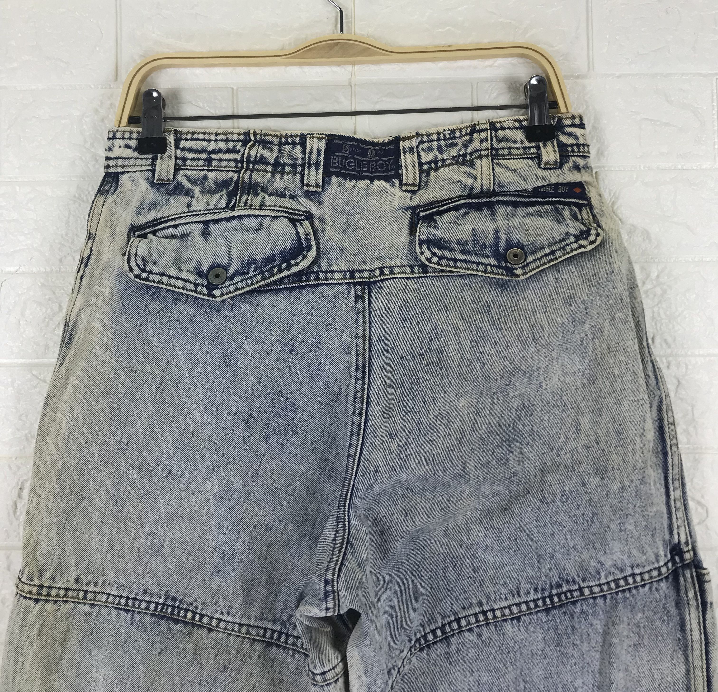 Bugle Boy Vintage Bugle Boy Acid Wash Jeans Size US 31 - 6 Thumbnail