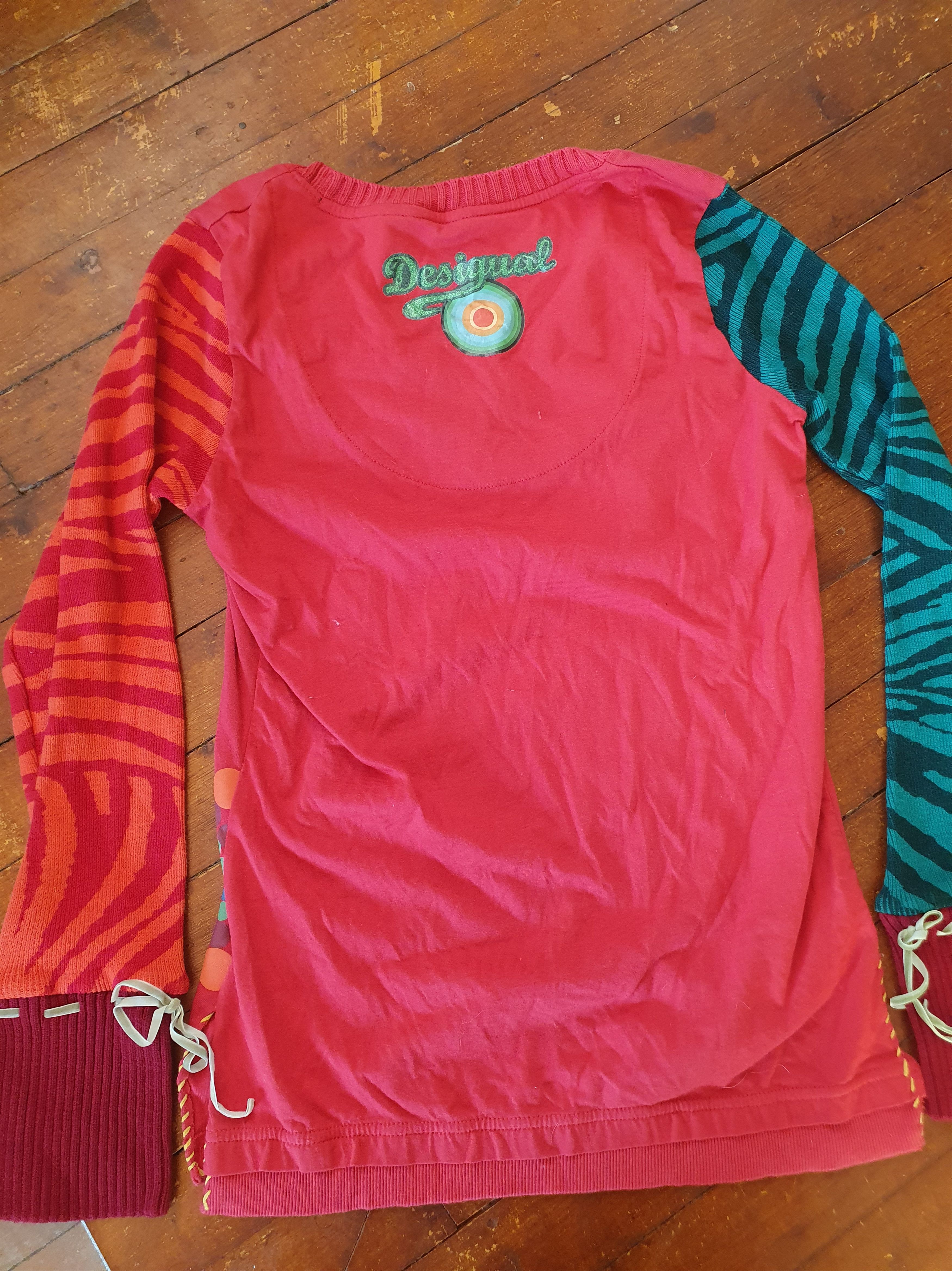 Desigual Desigual Floral Multicolour Top Thin Sweater sz M Size M / US 6-8 / IT 42-44 - 12 Thumbnail
