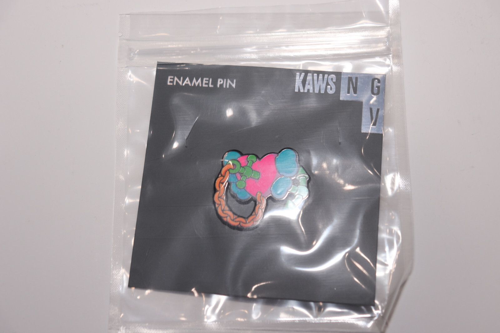 Kaws KAWS NGV Permanent Love Enamel Pin Size ONE SIZE - 2 Thumbnail