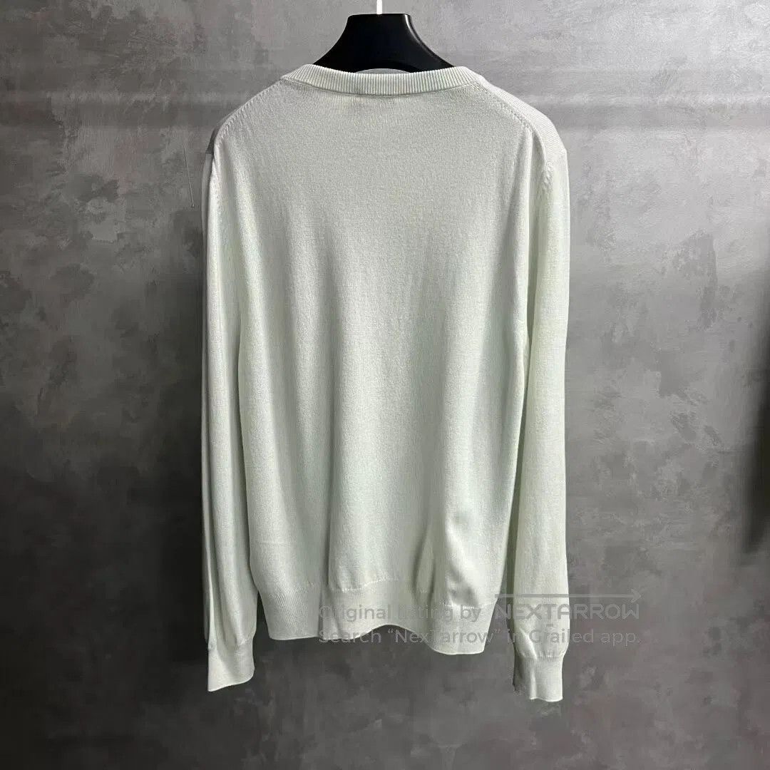 Dior Dior Logo embroidered round-neck long-sleeve sweater| Size US XL / EU 56 / 4 - 4 Thumbnail