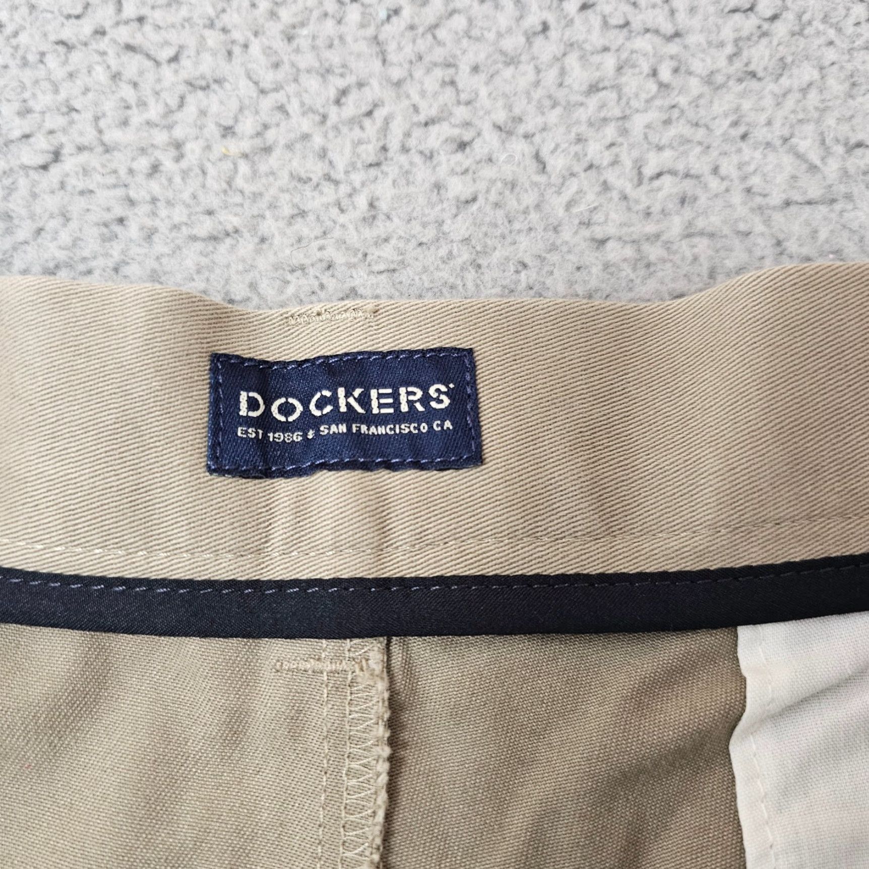 Dockers DOCKERS Pants Khaki Classic Fit 42x33 Mens Beige 42 Inseam Casual Workwear Straight Pocket Size US 42 / EU 58 - 3 Thumbnail