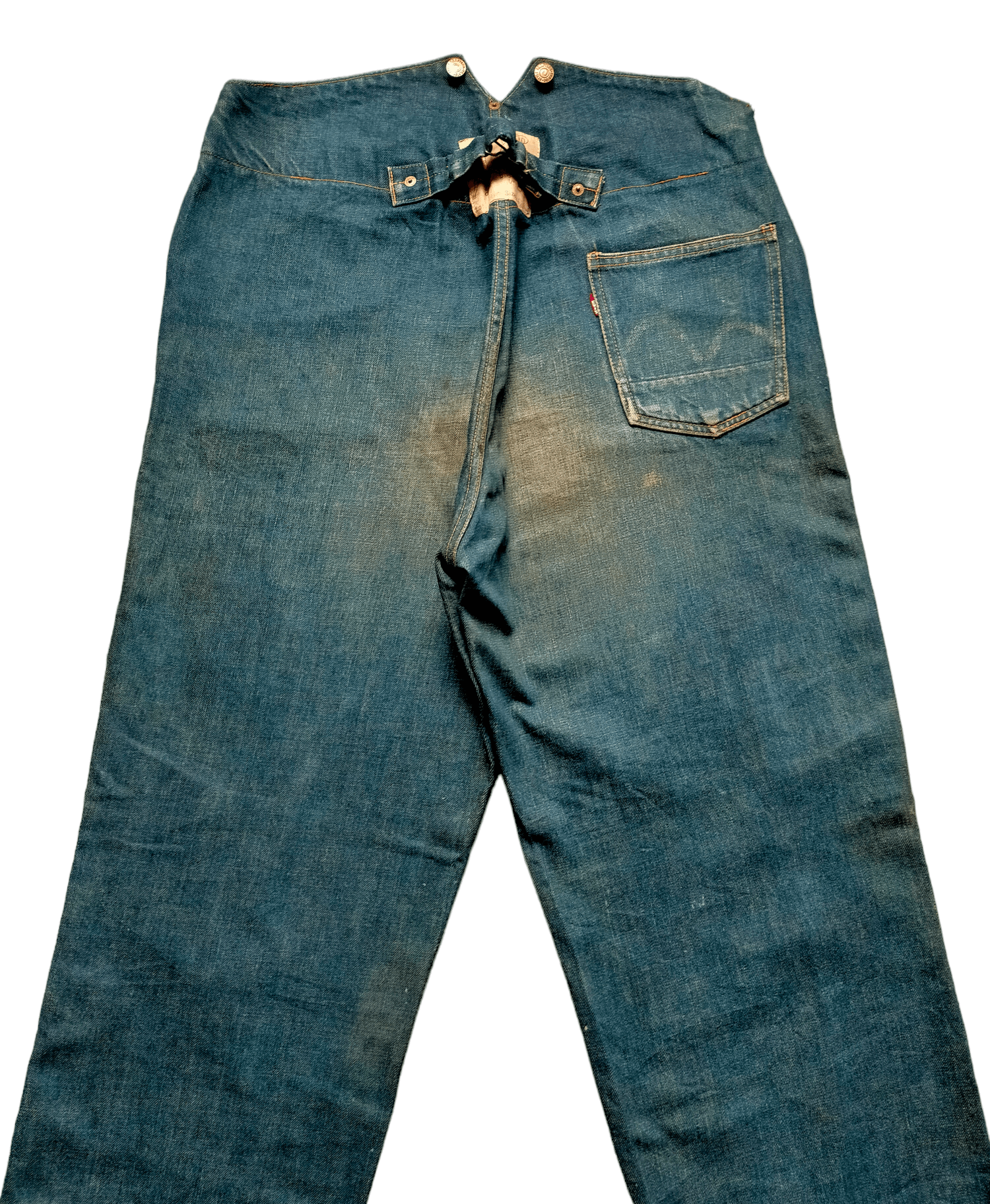 Evisu 🔥Rare Vintage 90s Evis Buckle Back Selvedge Jeans Size US 34 / EU 50 - 2 Thumbnail