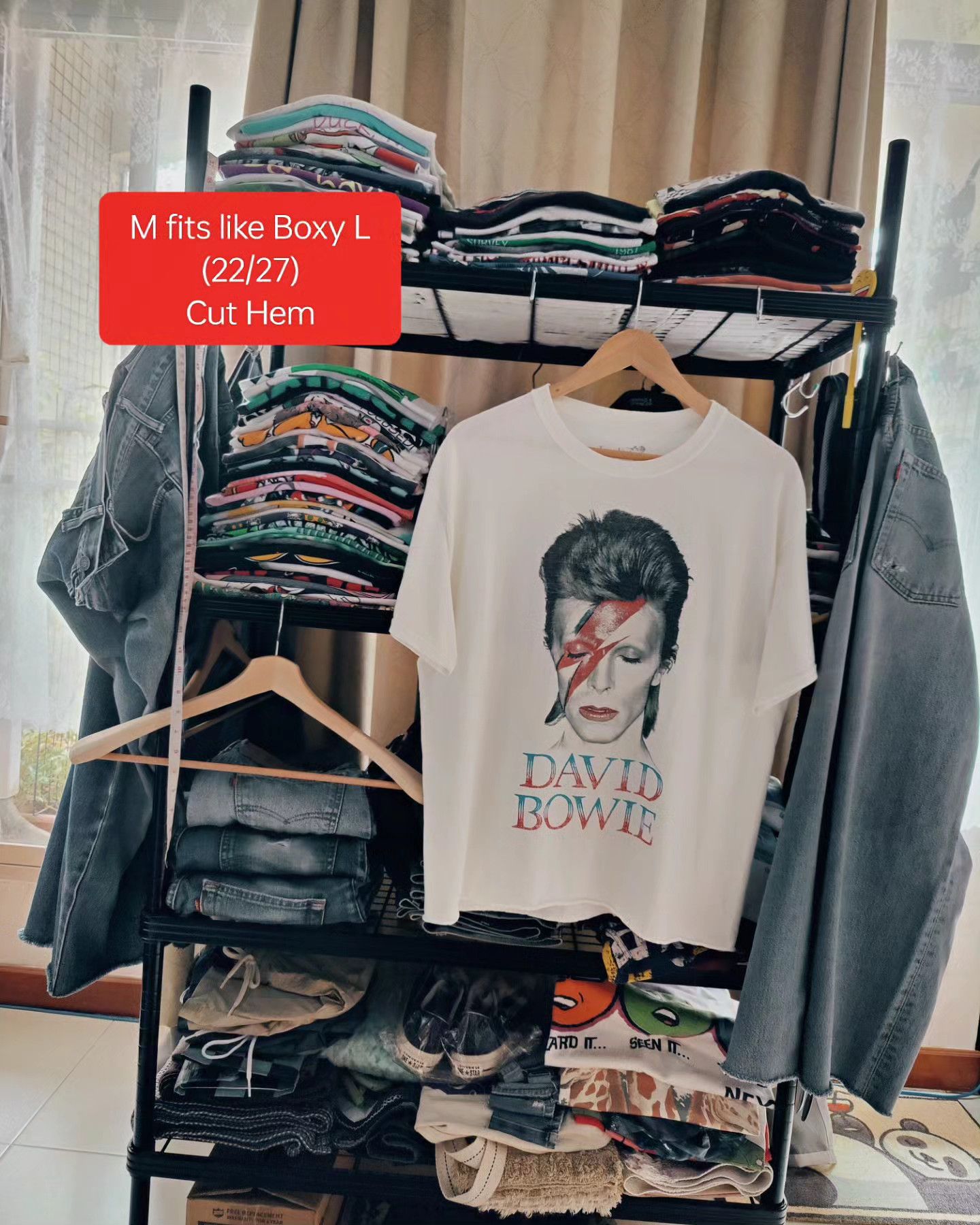 Band Tees David Bowie Size US M / EU 48-50 / 2 - 7 Thumbnail