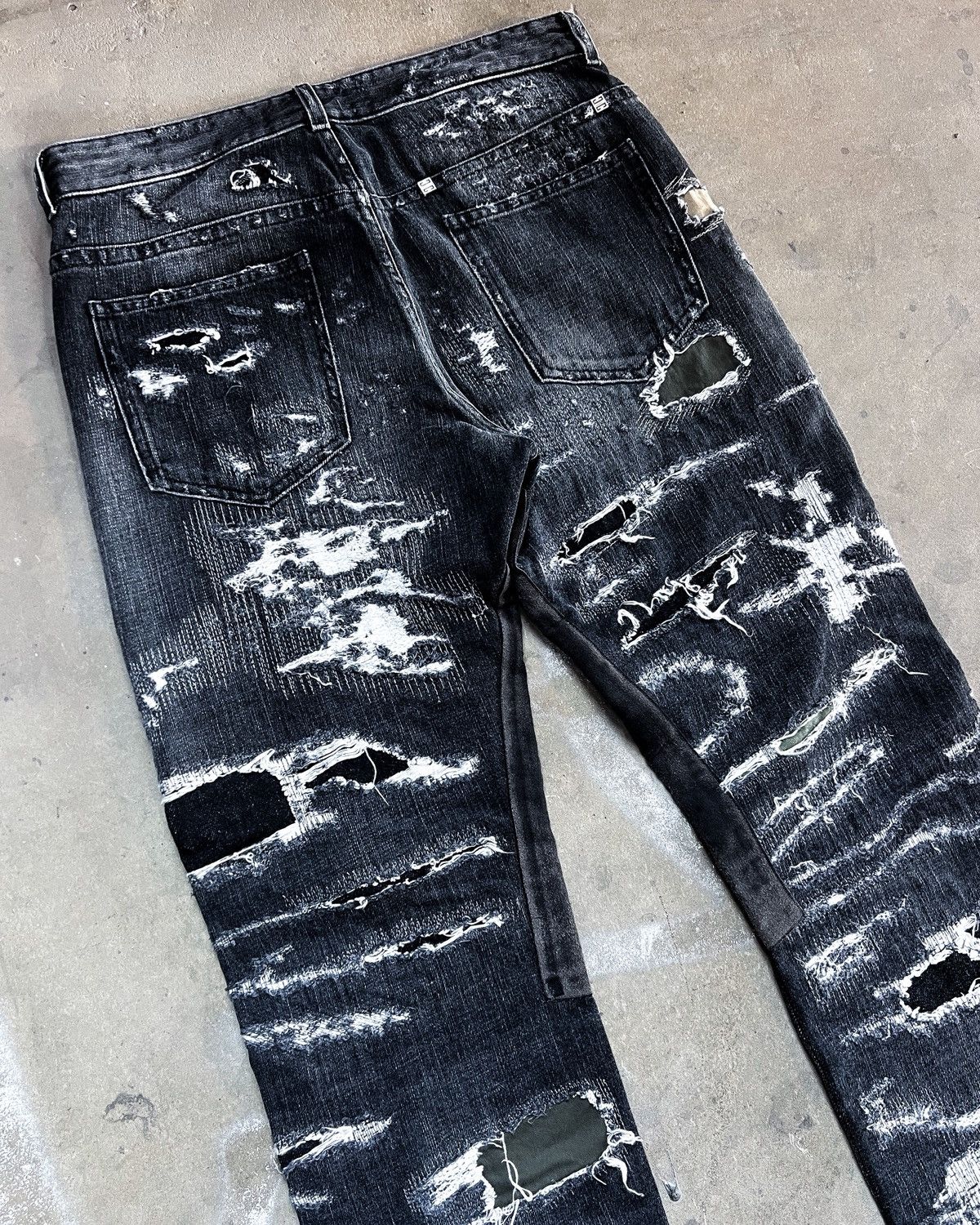 Givenchy DESTROYED BORO MOLESKIN DENIM BY MMW Size US 30 / EU 46 - 6 Thumbnail