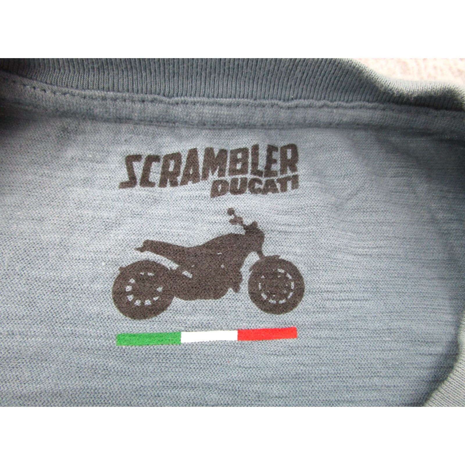 Vintage Ducati Shirt Mens M Blue Italy Scrambler indie biker cafe racer T-Shirt Short Sleeve Crew Neck Cotton Jersey Motorcycle Graphic Print Vintage No Size US M / EU 48-50 / 2 - 7 Thumbnail