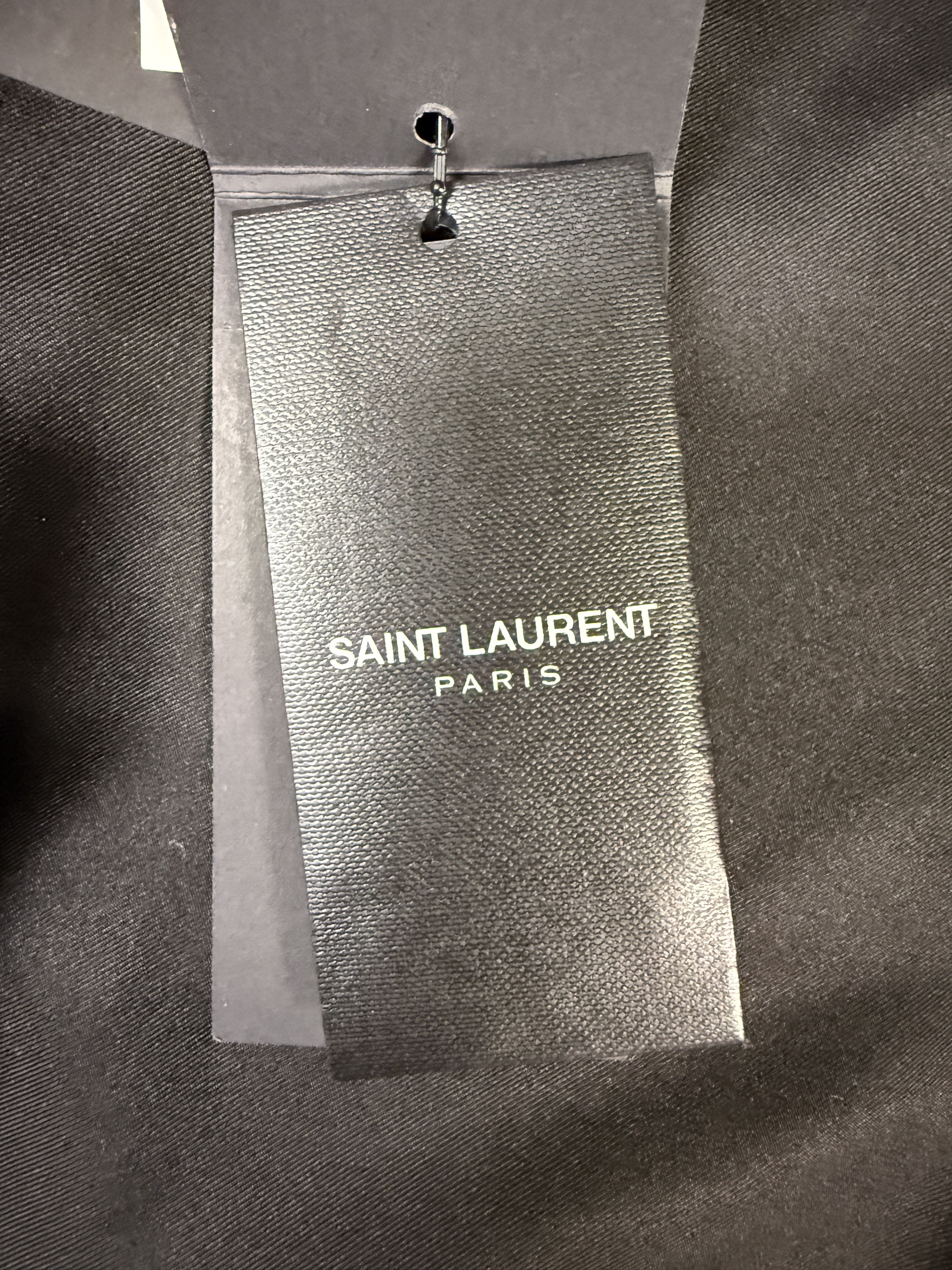 Saint Laurent Paris $3500 Saint Laurent Paris Wool Gabardine Jacket Size M / US 6-8 / IT 42-44 - 9 Thumbnail