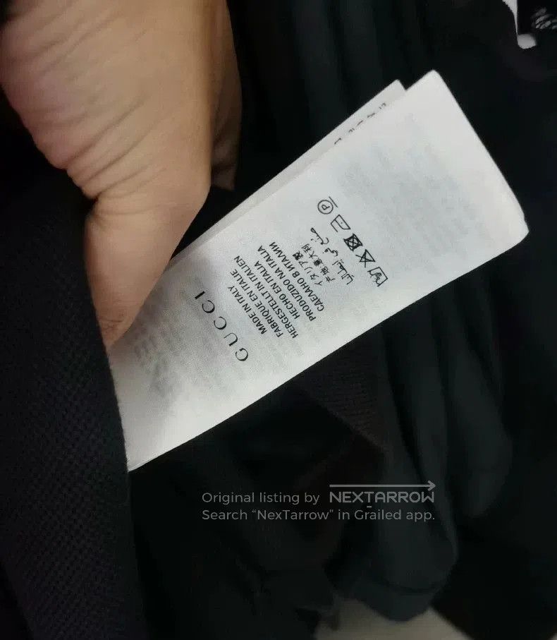 Gucci Gucci Black Embroidered Polo Shirt. Size US L / EU 52-54 / 3 - 5 Thumbnail