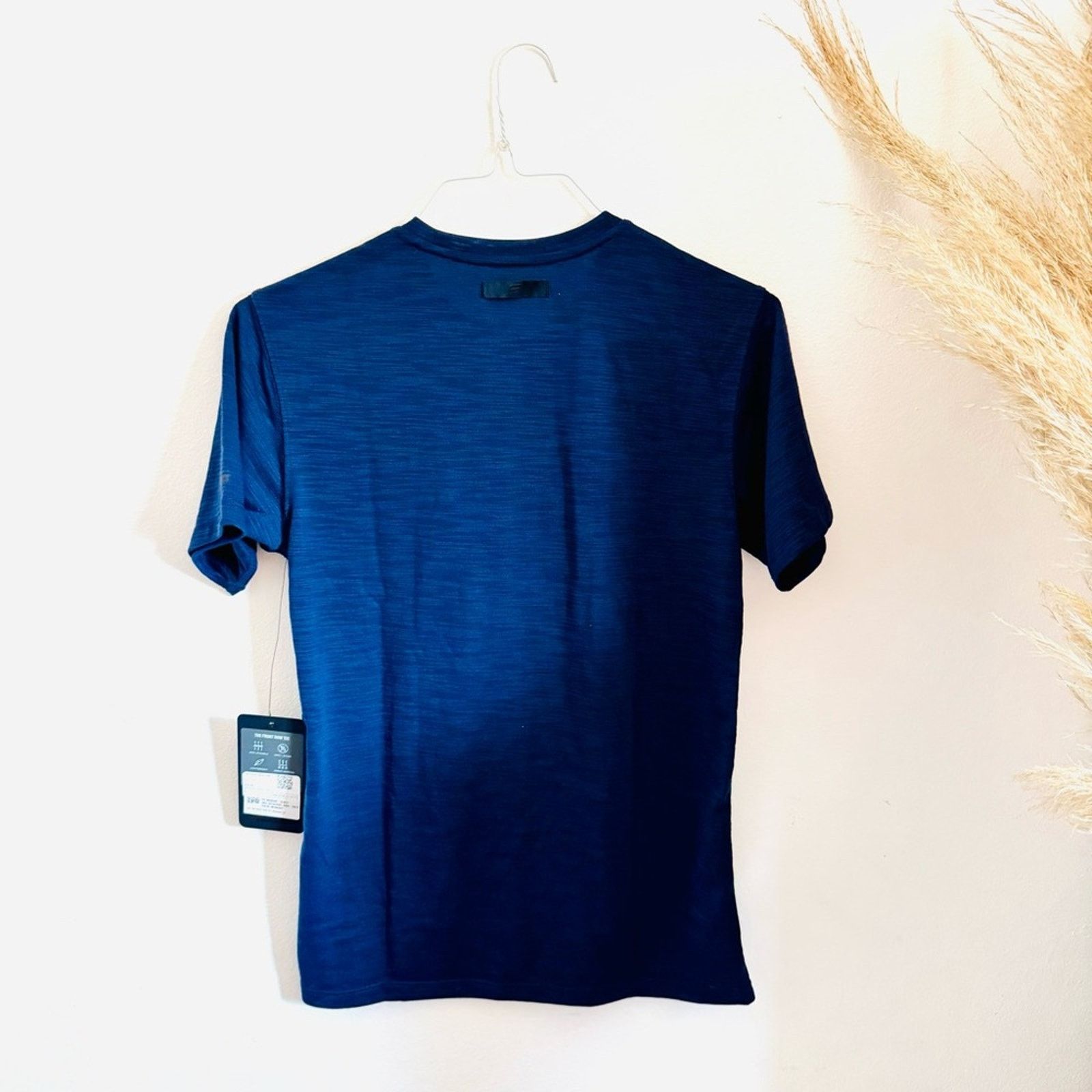 Fabletics MENS FABLETICS Navy Blue Crew Neck Gym Active Tee Shirt Top Size US XS / EU 42 / 0 - 6 Thumbnail