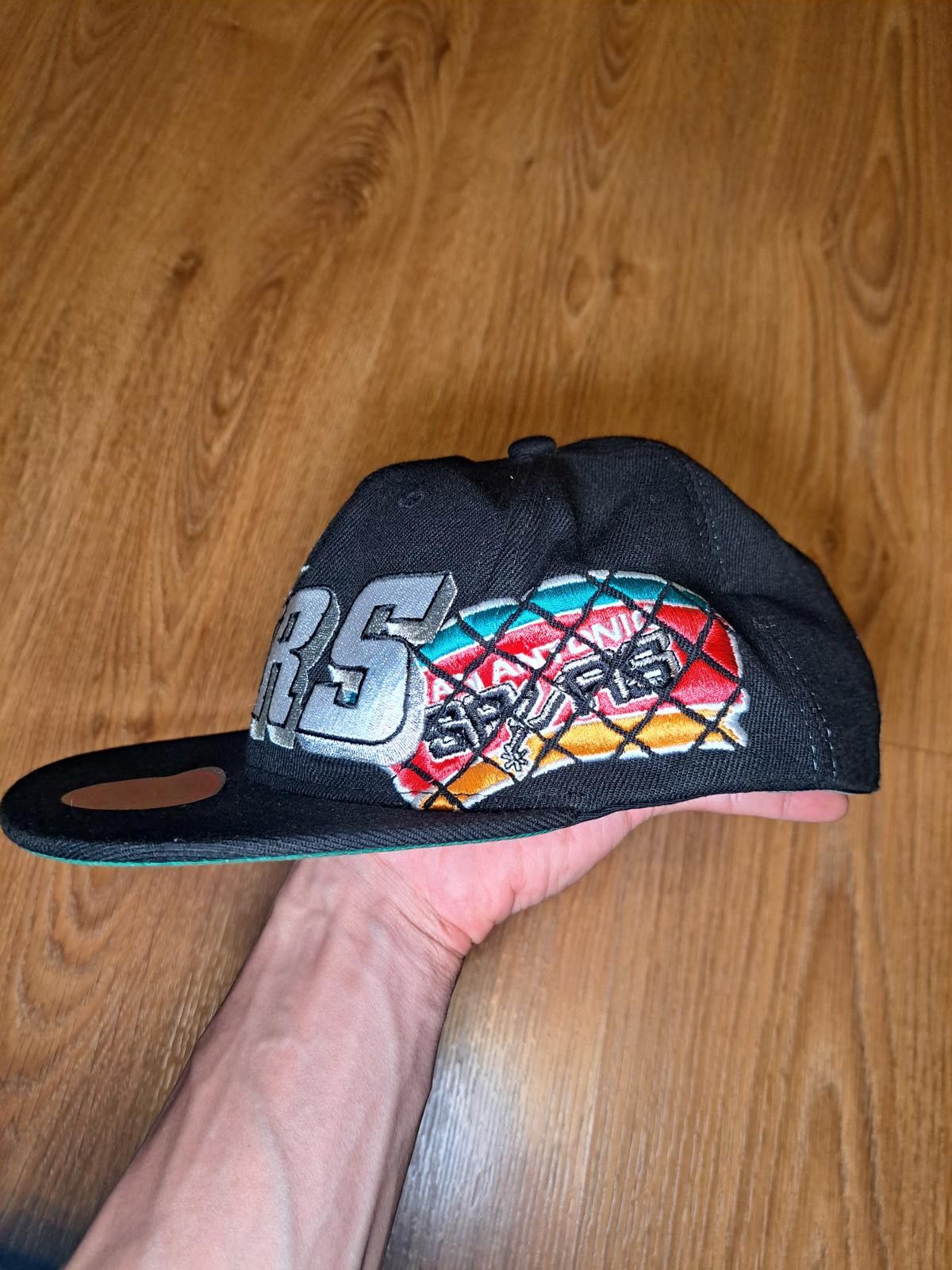 Mitchell & Ness NEW Mitchell & Ness San Antonio Spurs Snapback Hat Cap Retro Size ONE SIZE - 3 Thumbnail