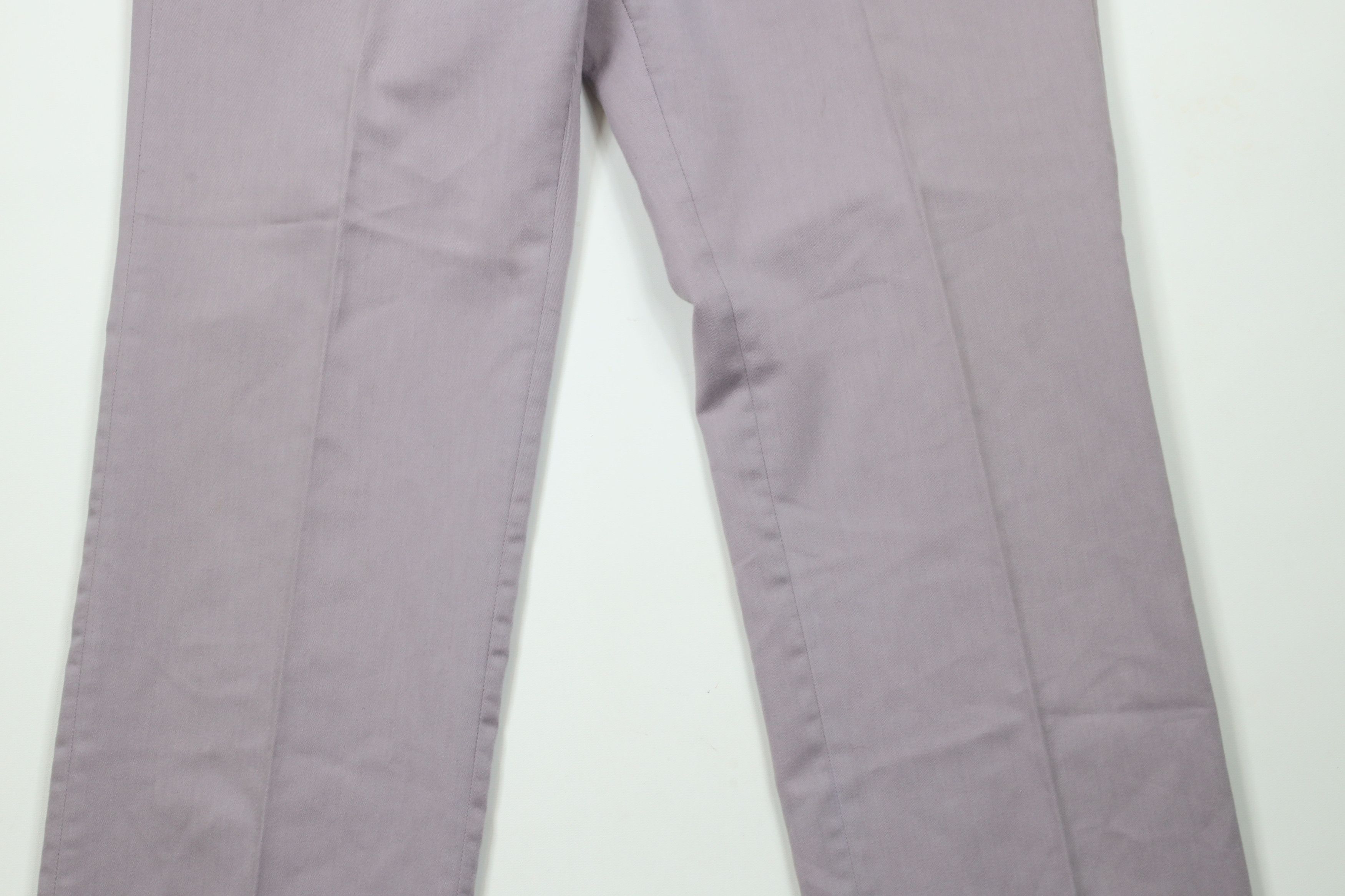 Levi's × Vintage Vintage 70s 80s Levis Flared Wide Leg Chino Pants Purple USA Size US 38 / EU 54 - 3 Thumbnail