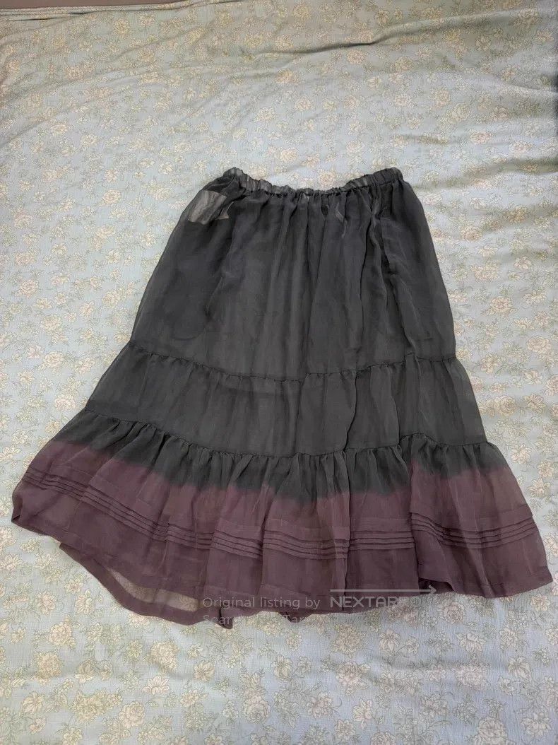 Comme des Garcons Comme Des Garcons size S Grayish Pink Veil Skirt Size 22" - 3 Thumbnail