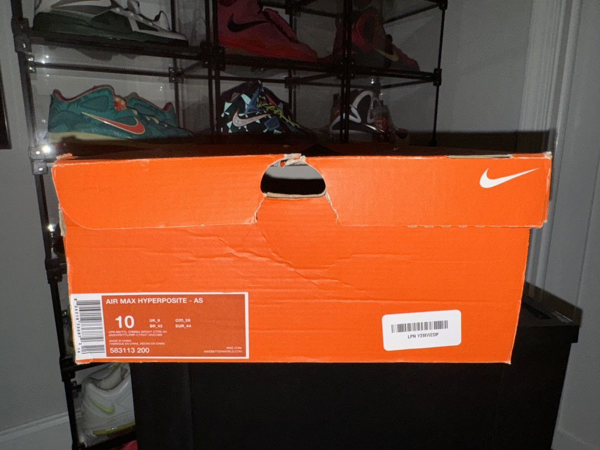 Nike NEW NIKE AIR MAX HYPERPOSITE ALL STAR GAME AREA 72 size 10 Size US 10 / EU 43 - 7 Thumbnail