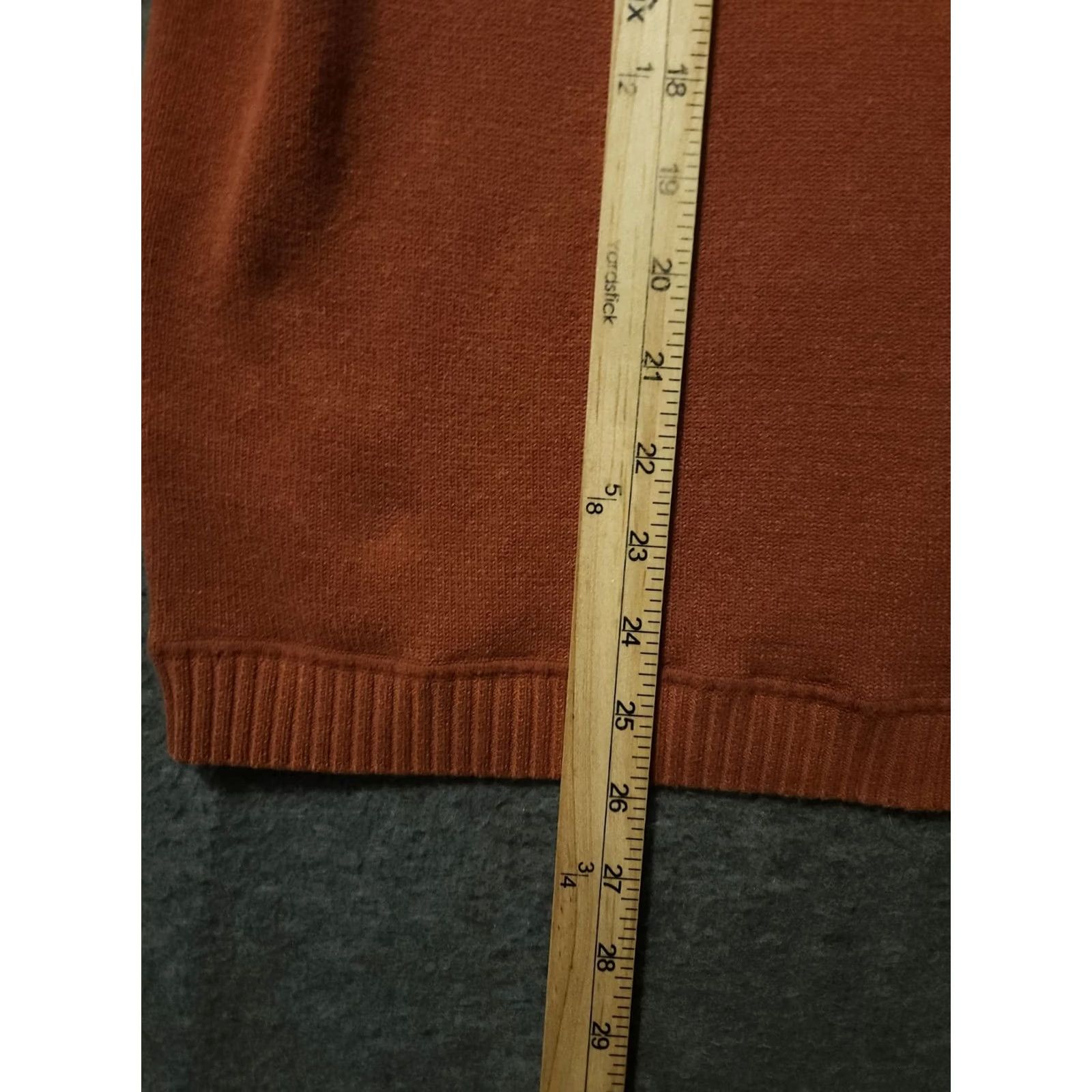 Tommy Bahama Tommy Bahama Sweater 1/4 Zip Shirt Mens Medium Orange Cotton Nylon Knit Pullover Long Sleeve Vintage? Size US M / EU 48-50 / 2 - 5 Thumbnail