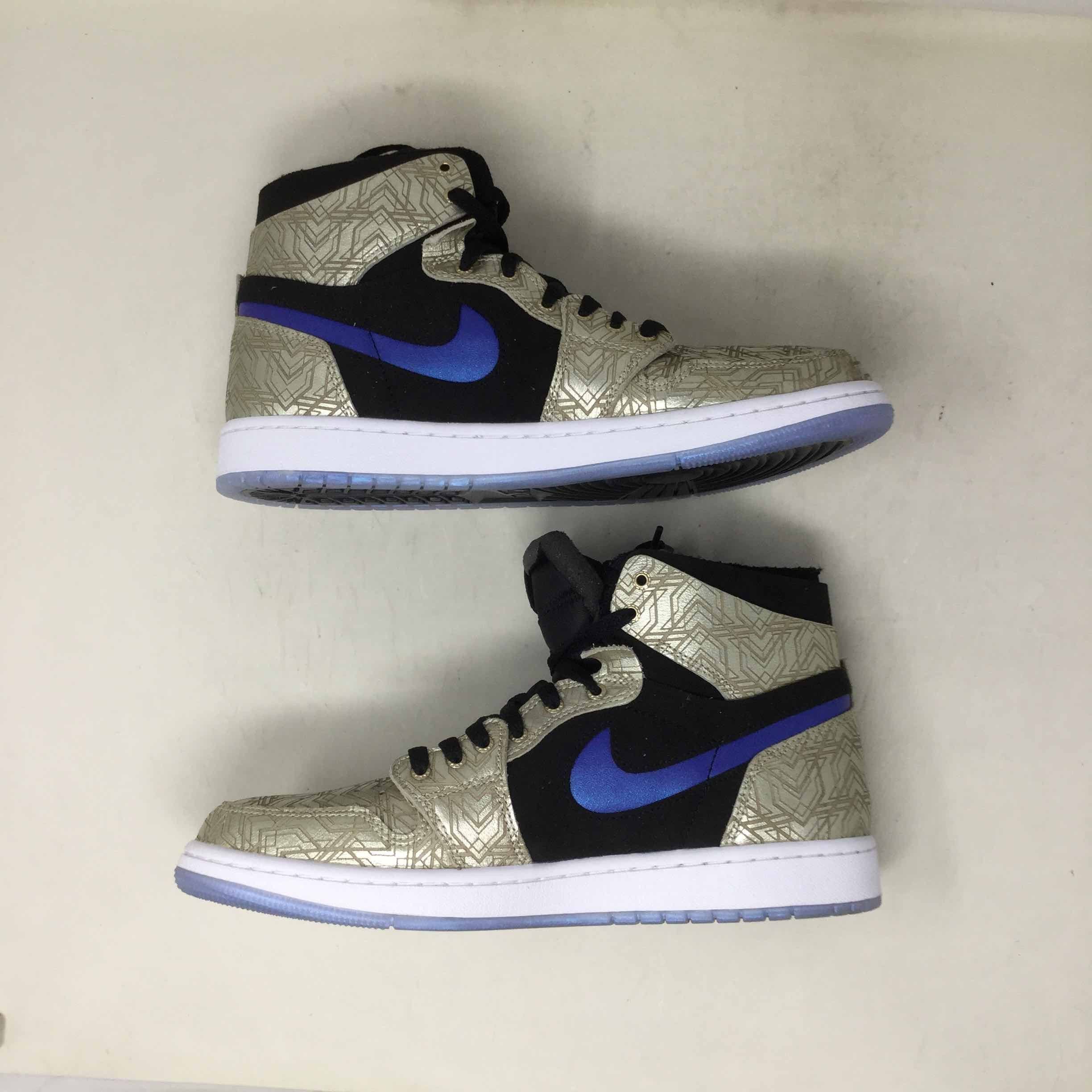 Air Jordan 1 Zoom Comfort Gold Laser Shoes, Men's (Size 10)