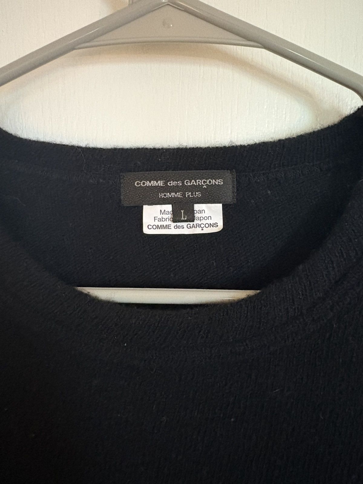 Comme des Garcons Homme Plus Comme des Garçons Black Layered Sweater Size US L / EU 52-54 / 3 - 1 Thumbnail