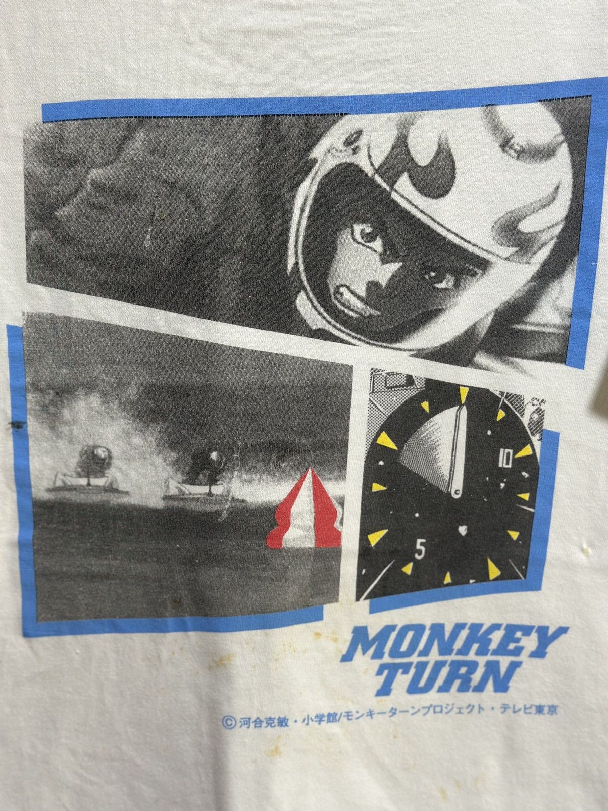 Anime × Japanese Brand × Vintage Vintage Monkey Turn Anime Faded Tee Size US L / EU 52-54 / 3 - 2 Thumbnail