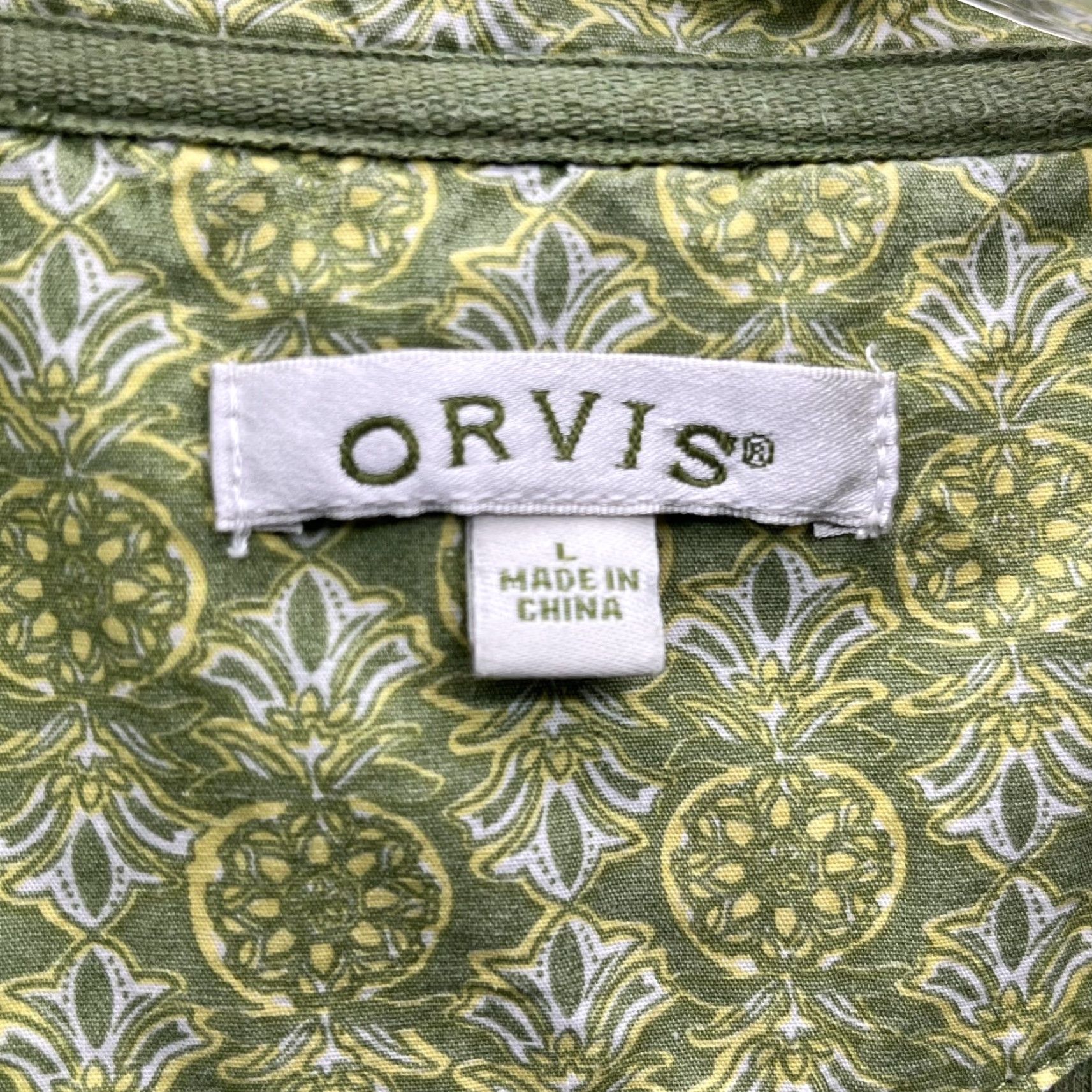 Orvis Orvis Sweater Women's Large Green Paisley Flip Cuff Outdoors Gorpcore Academia Jacket/Coat? Size L / US 10 / IT 46 - 5 Thumbnail