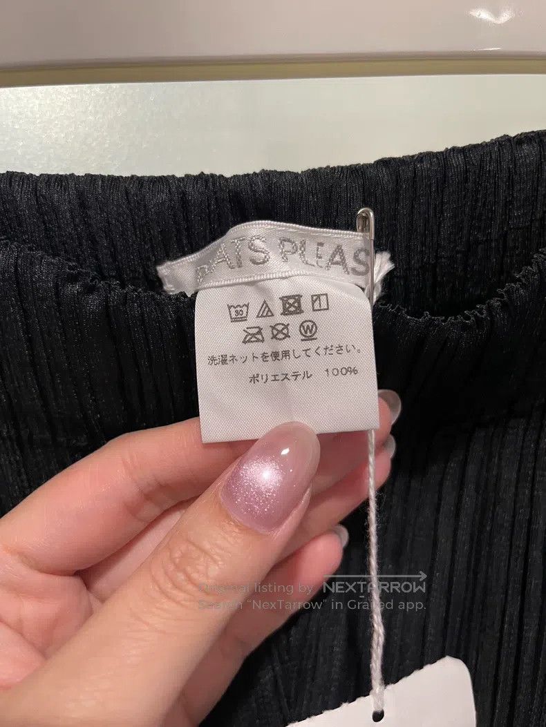 Issey Miyake Issey Miyake size:4 Black Asymmetric Pants Size 23" - 4 Thumbnail